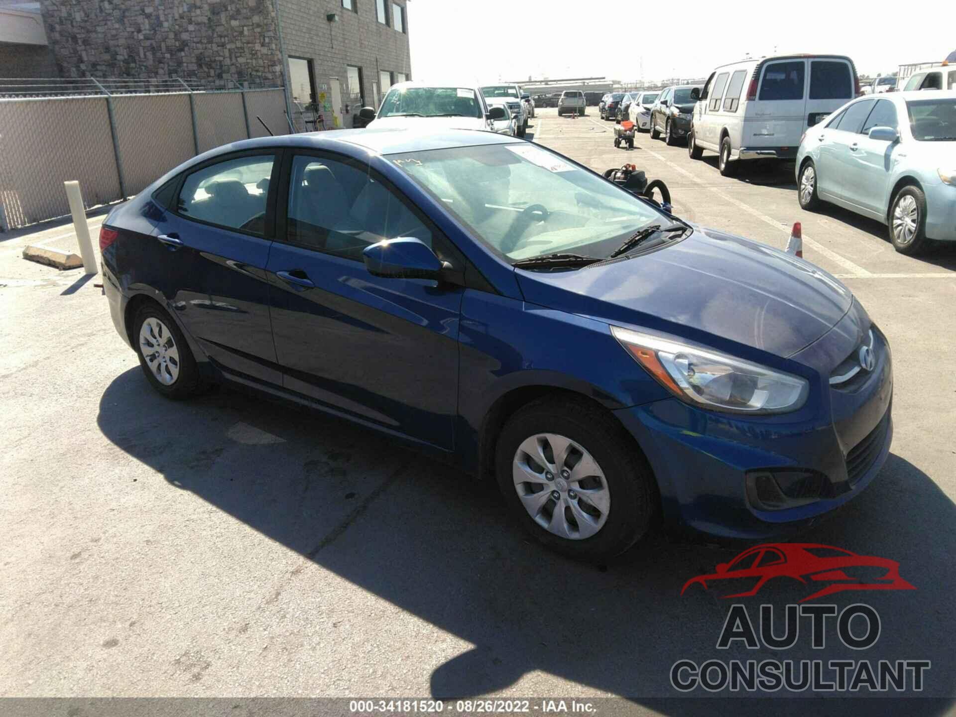 HYUNDAI ACCENT 2016 - KMHCT4AE8GU071726