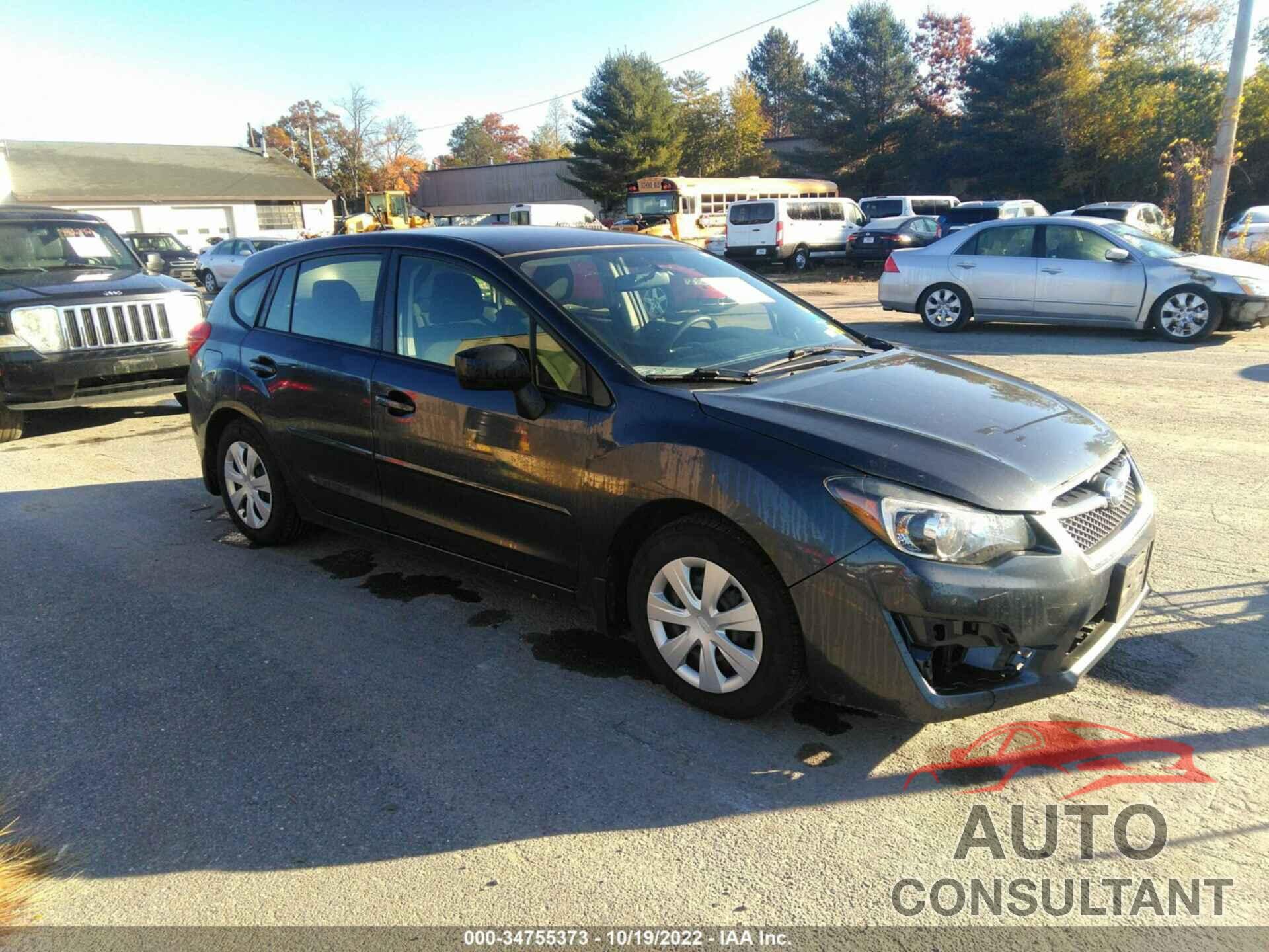 SUBARU IMPREZA WAGON 2016 - JF1GPAA67GH284778