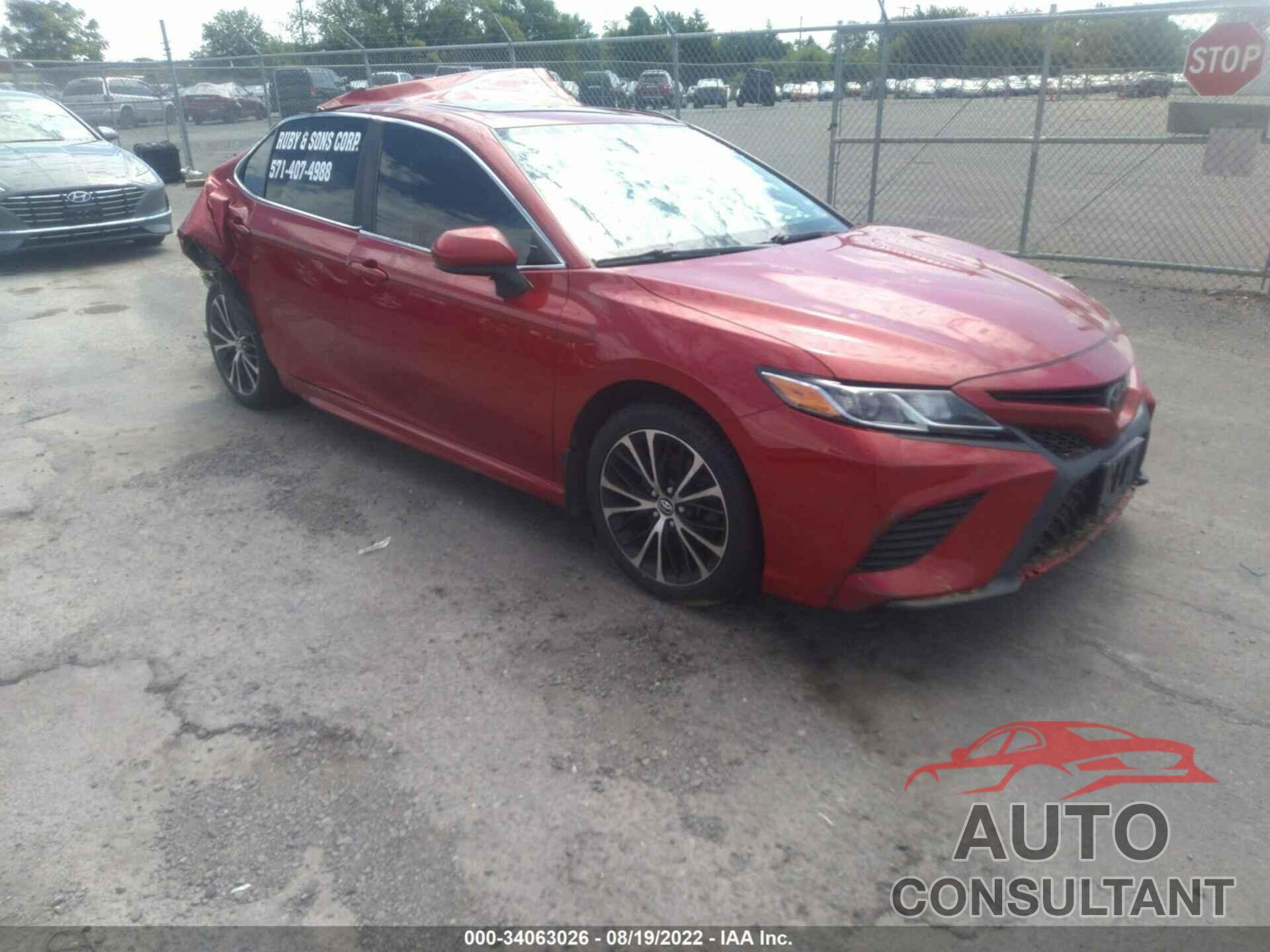 TOYOTA CAMRY 2020 - 4T1G11AK5LU332901