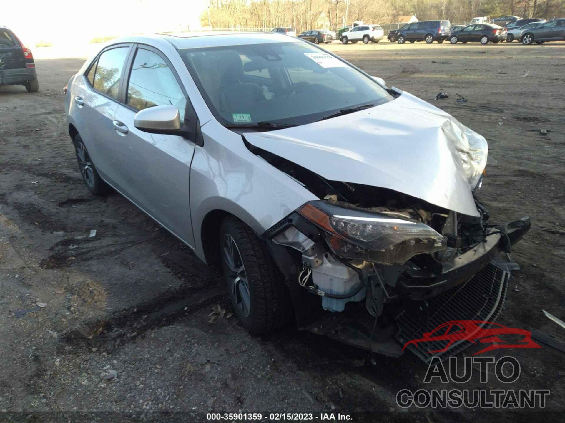 TOYOTA COROLLA 2017 - 2T1BURHEXHC915036