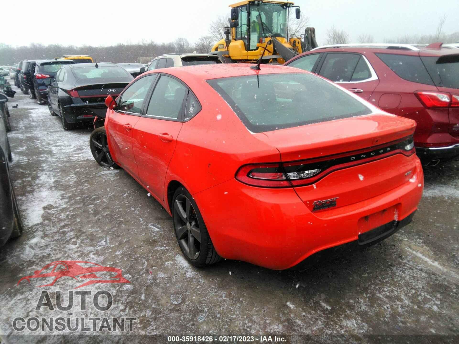 DODGE DART 2016 - 1C3CDFEB8GD740627