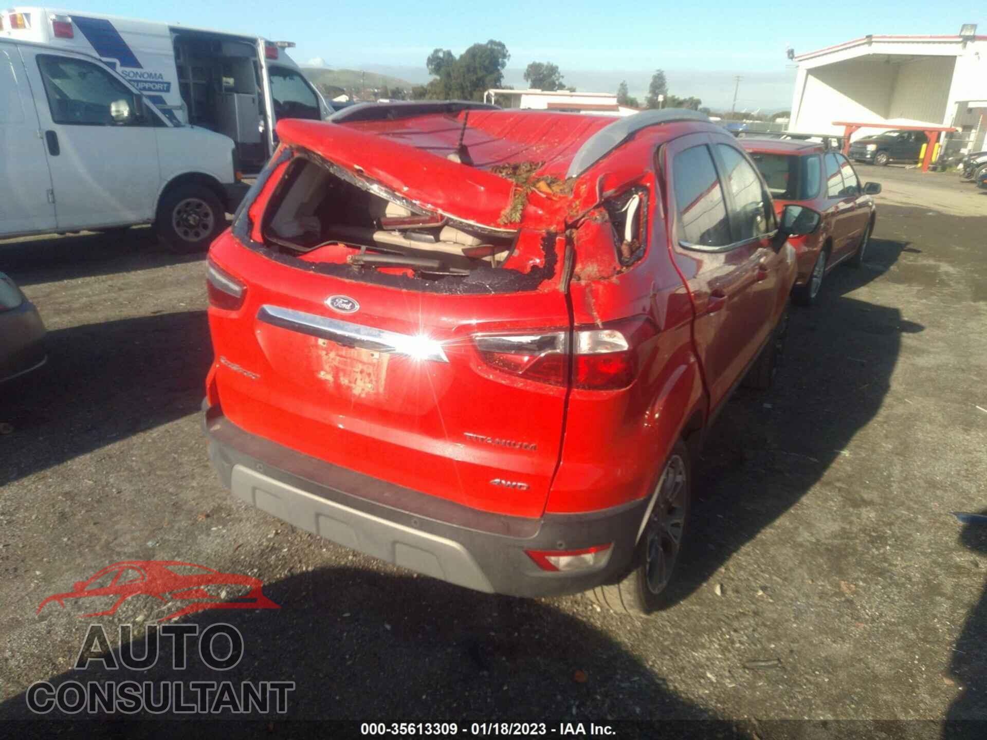 FORD ECOSPORT 2019 - MAJ6S3KL6KC302784