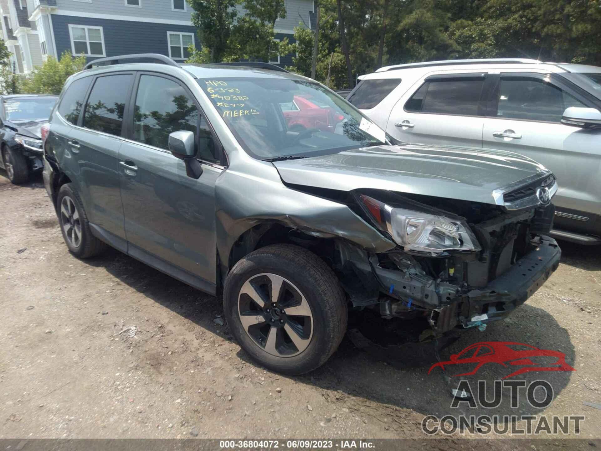 SUBARU FORESTER 2017 - JF2SJAJC2HH418157