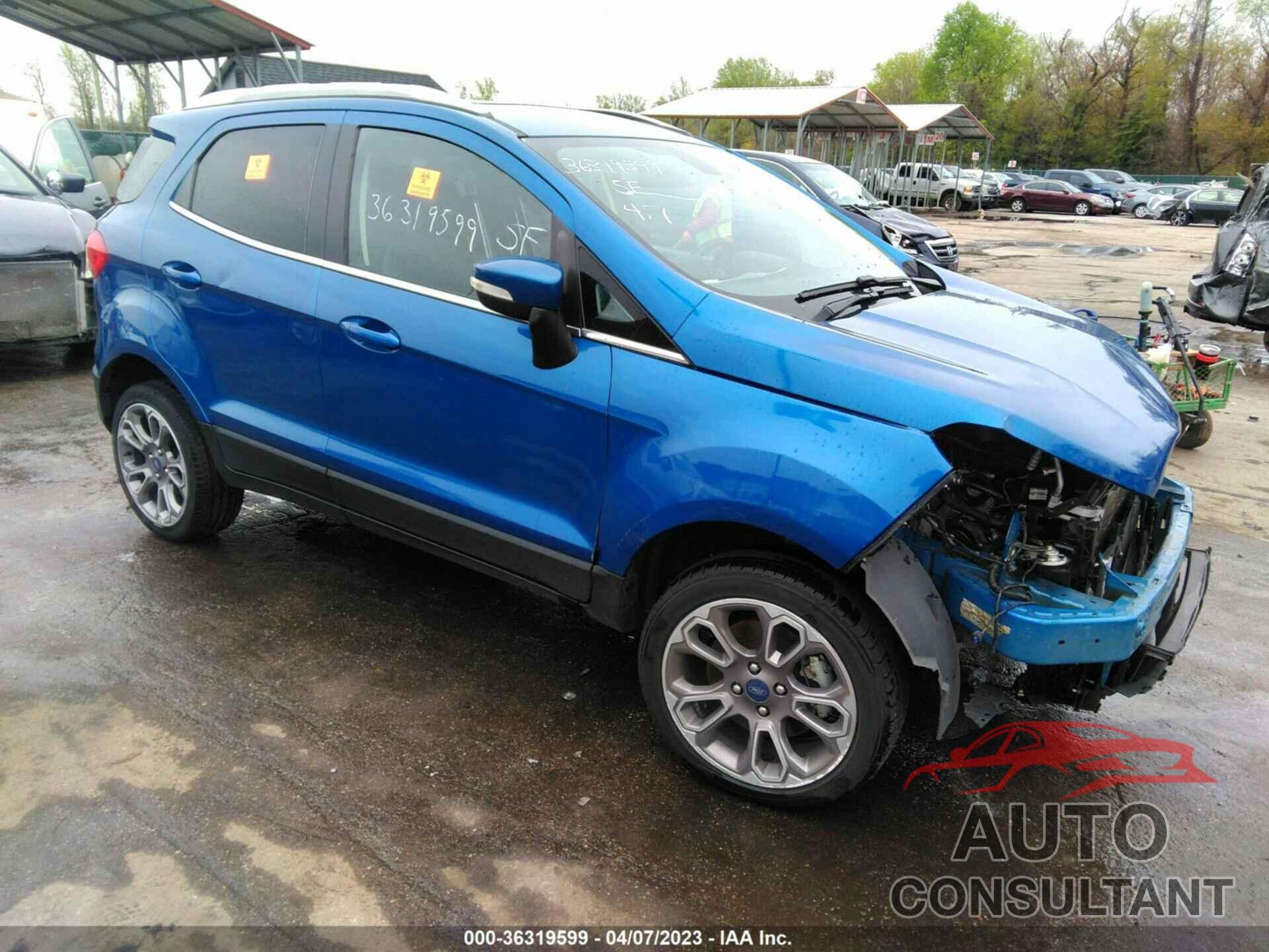 FORD ECOSPORT 2019 - MAJ6S3KL5KC294306