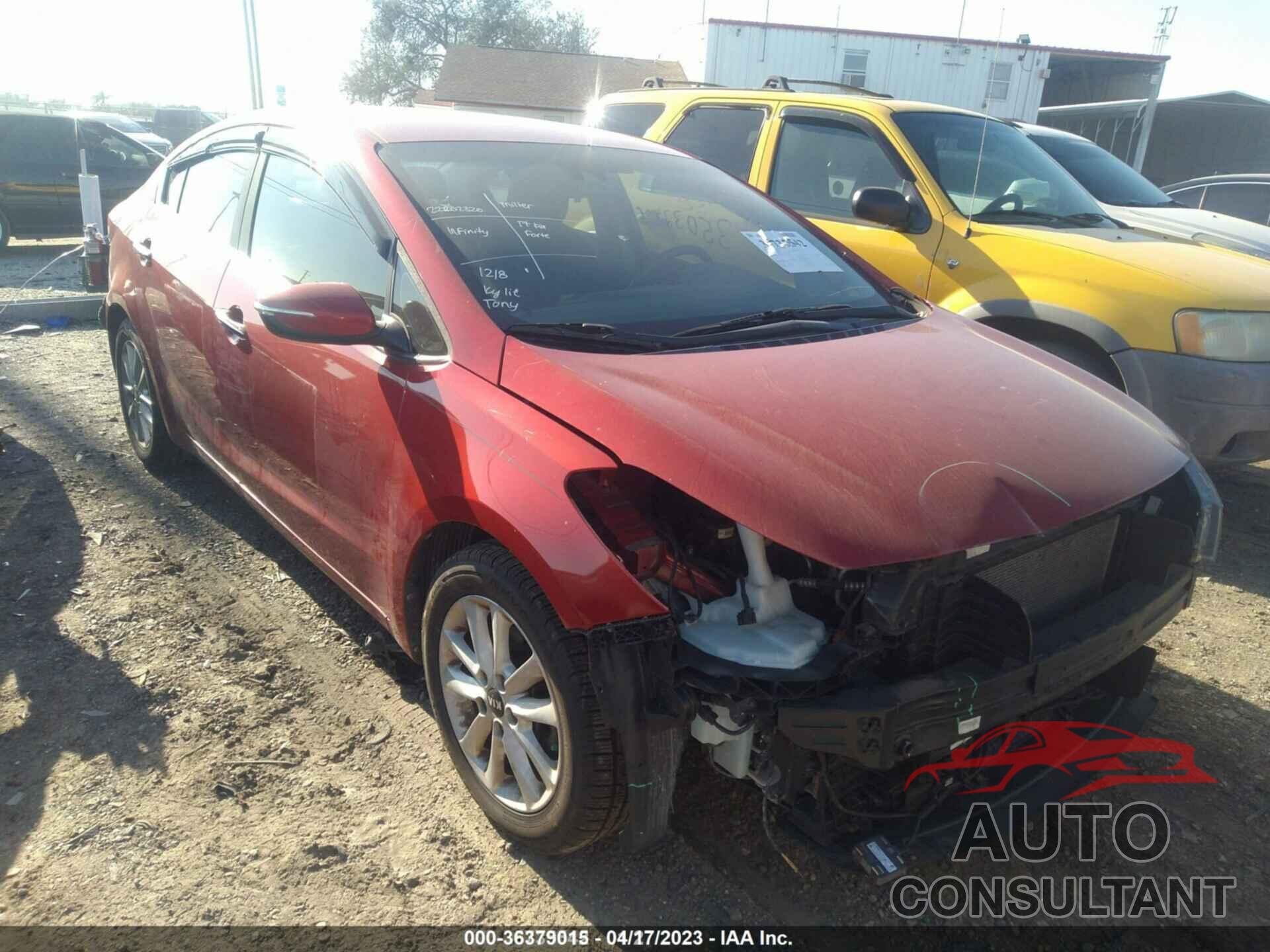 KIA FORTE 2017 - 3KPFL4A71HE111034