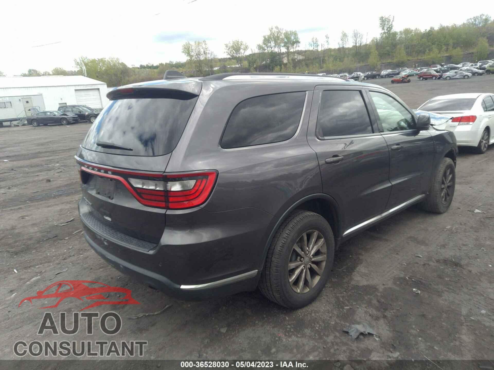 DODGE DURANGO 2017 - 1C4RDJAG3HC600910