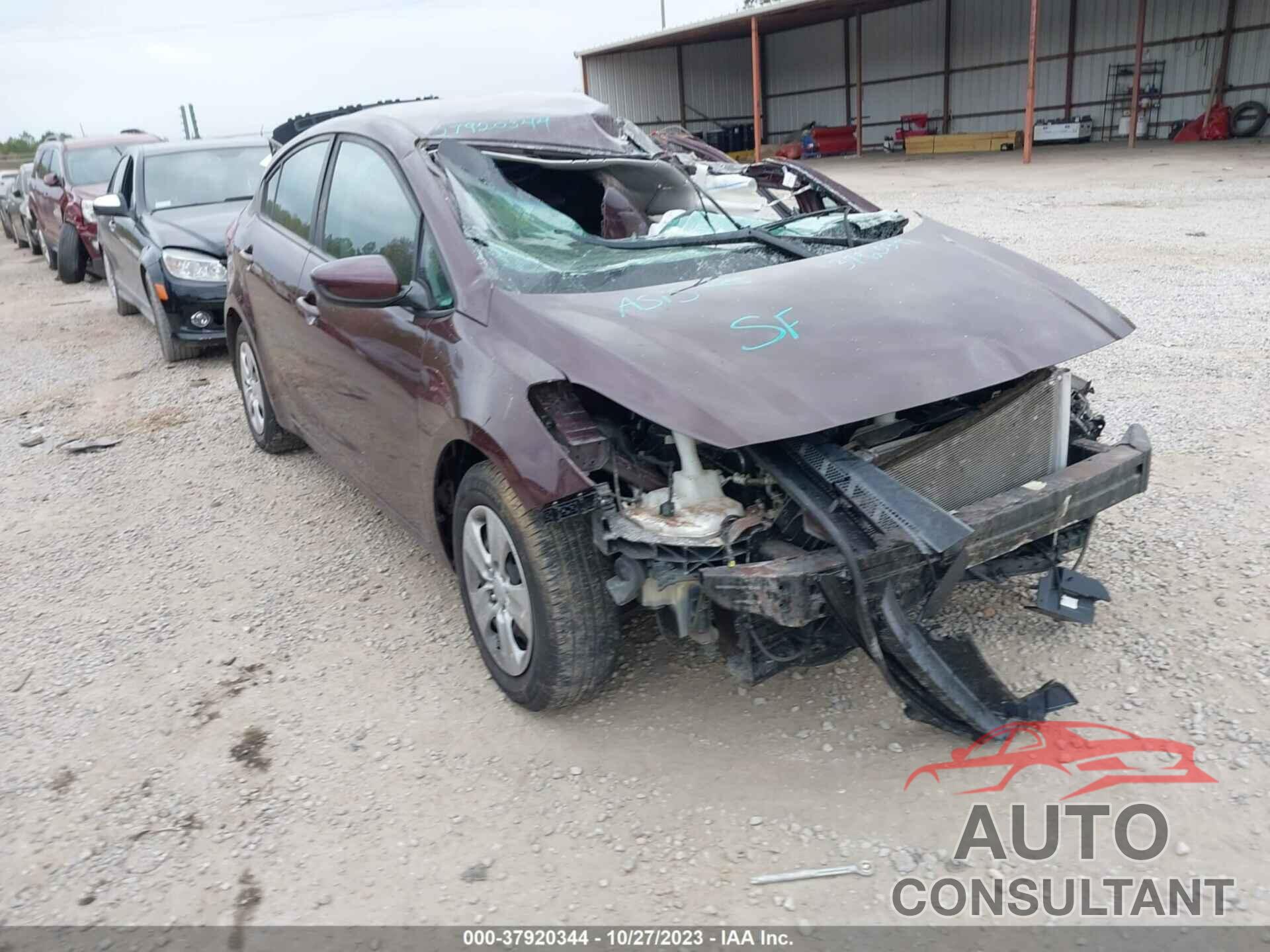 KIA FORTE 2018 - 3KPFK4A72JE246256