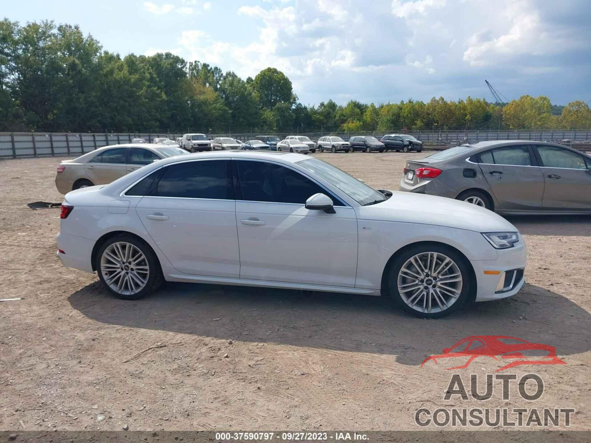 AUDI A4 2019 - WAUENAF46KA053352