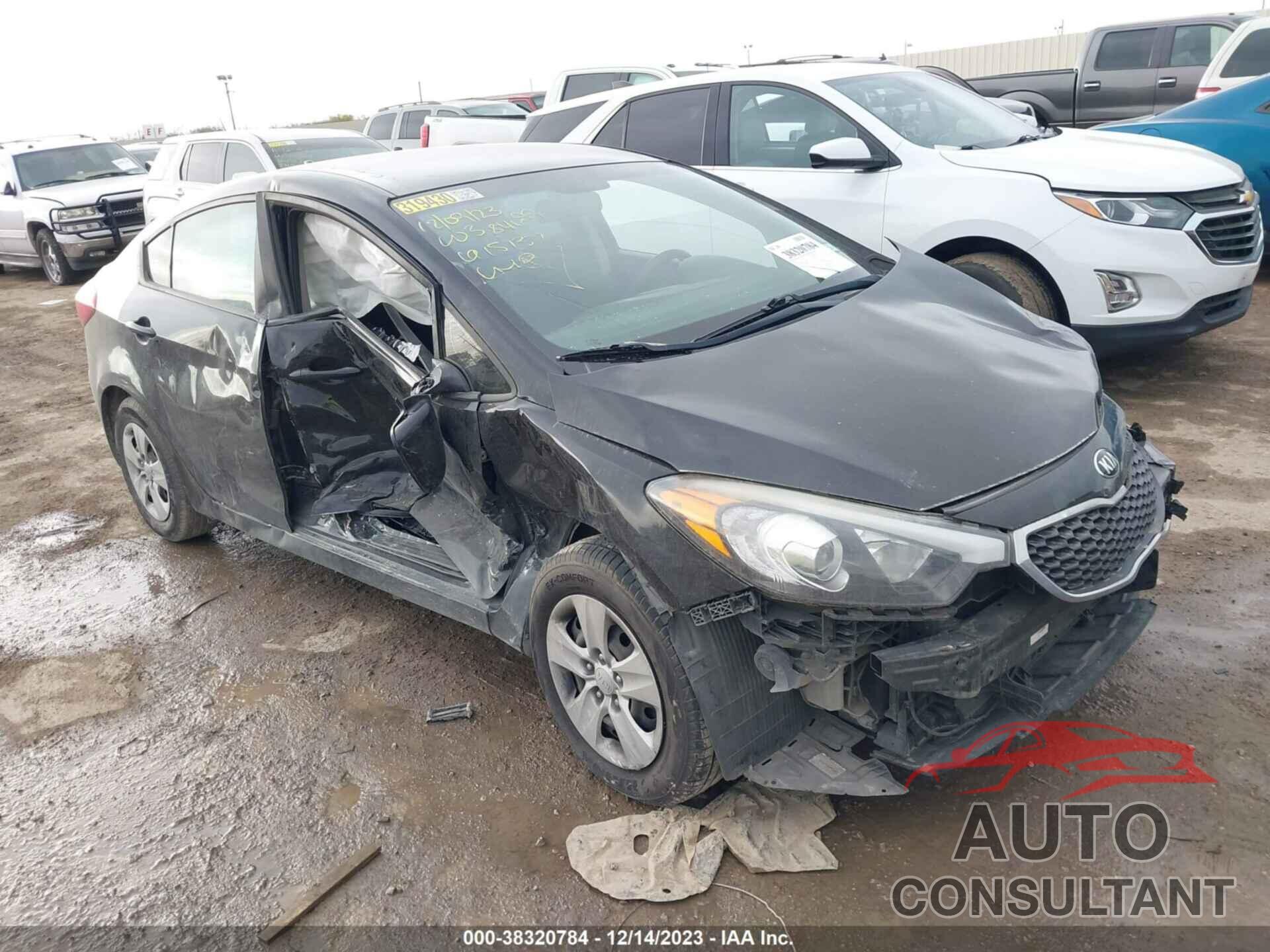 KIA FORTE 2016 - KNAFK4A69G5615137