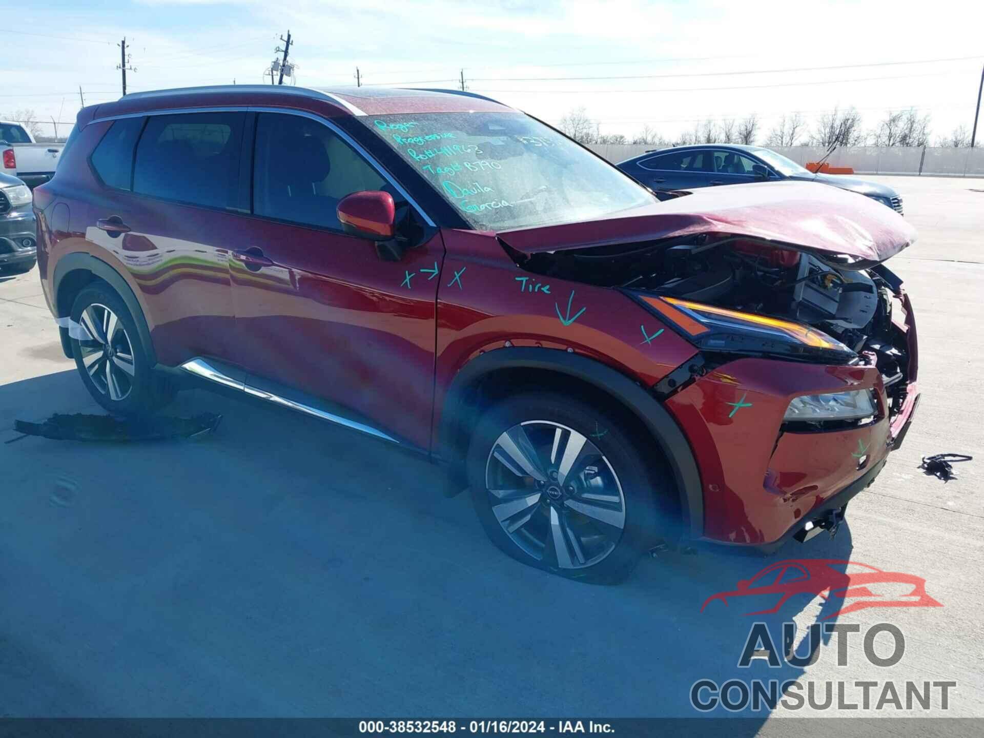 NISSAN ROGUE 2023 - JN8BT3DC2PW107343