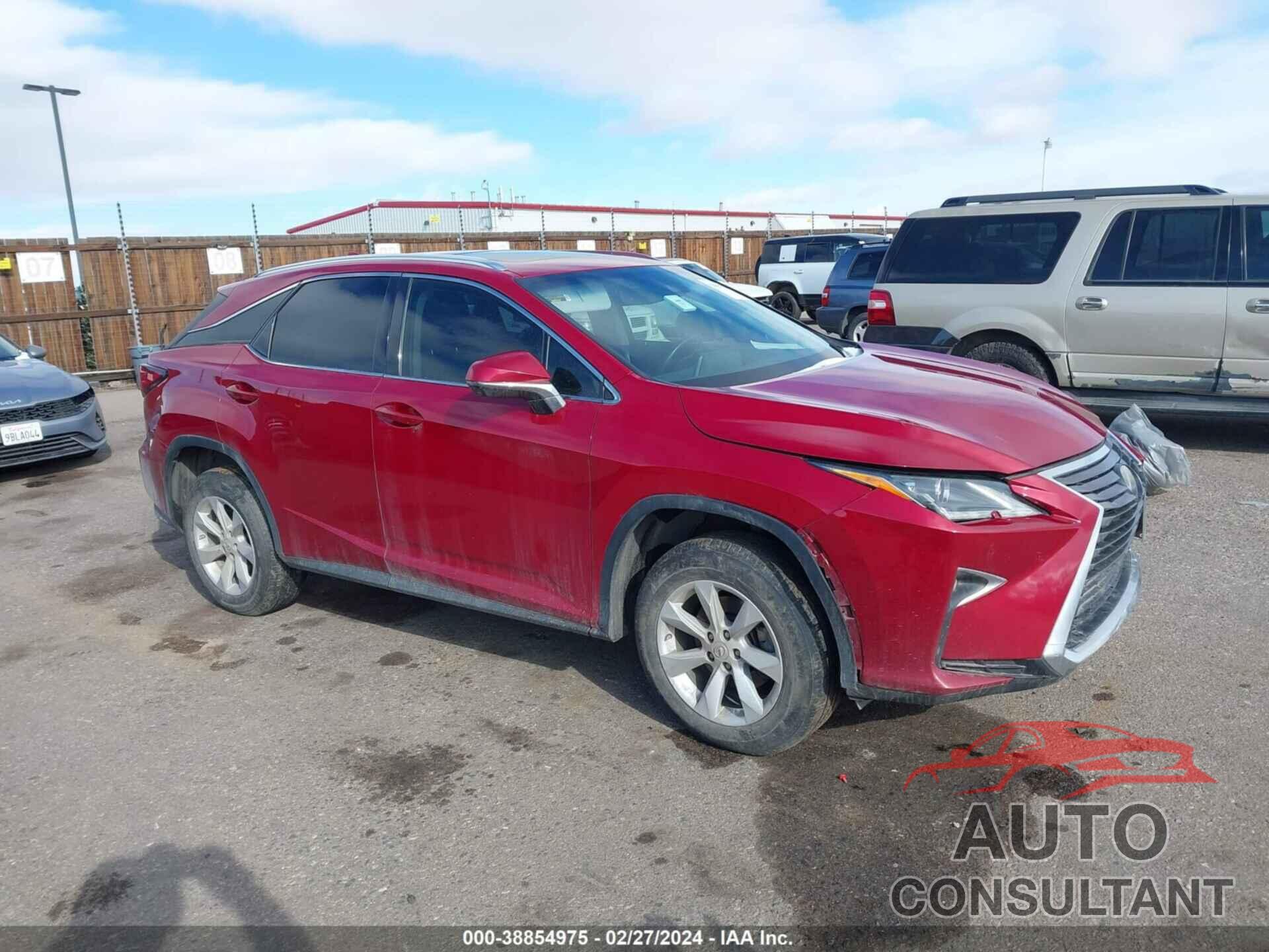 LEXUS RX 350 2017 - 2T2BZMCA6HC102362