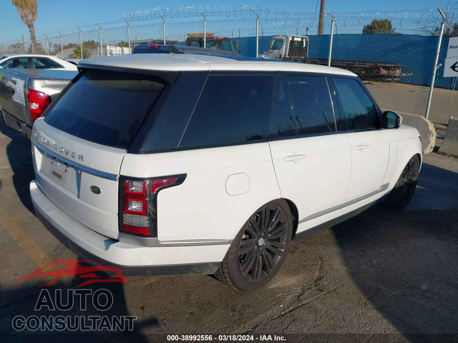 LAND ROVER RANGE ROVER 2016 - SALGS2EF1GA301598