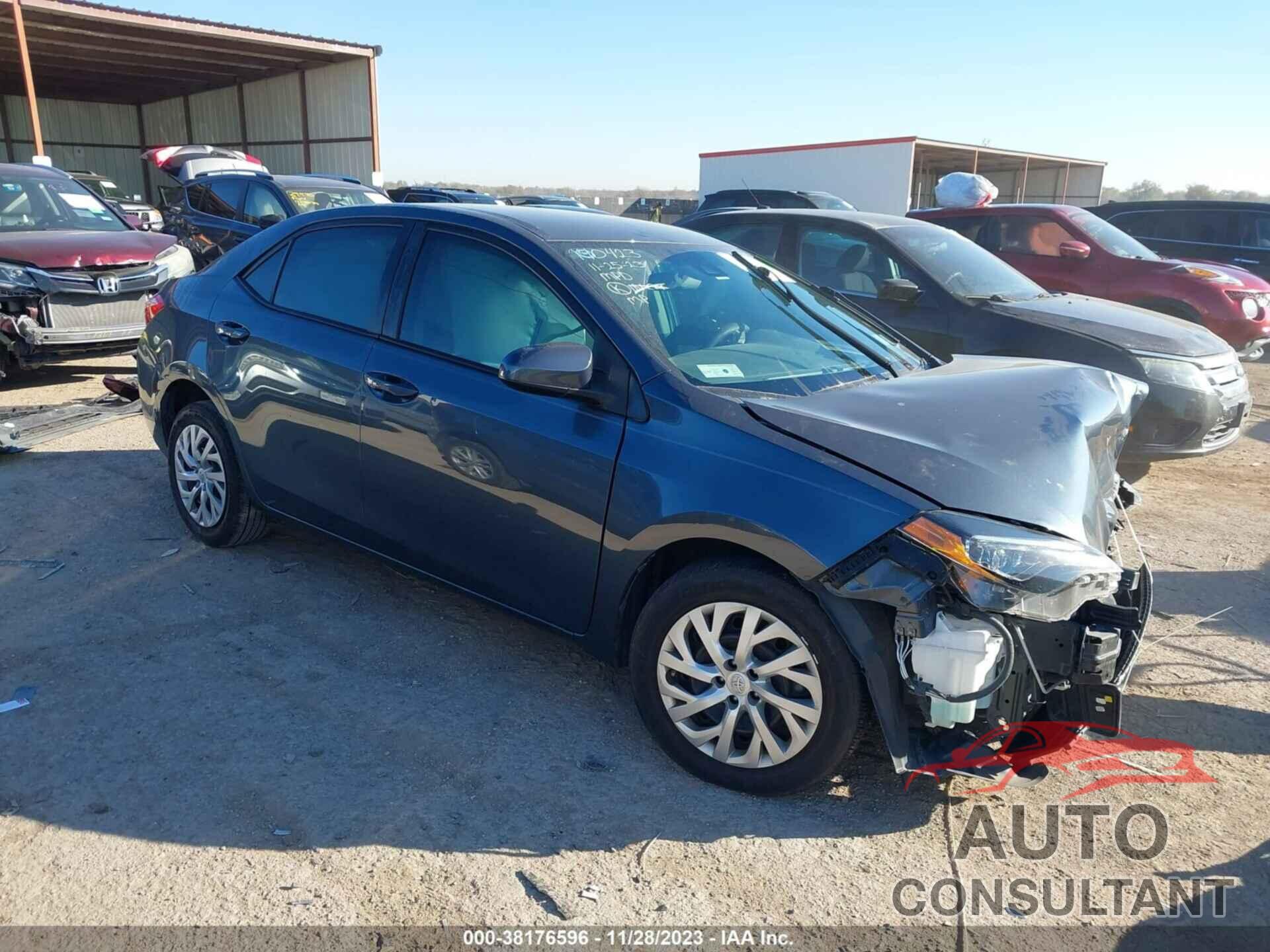 TOYOTA COROLLA 2019 - 2T1BURHE1KC236134