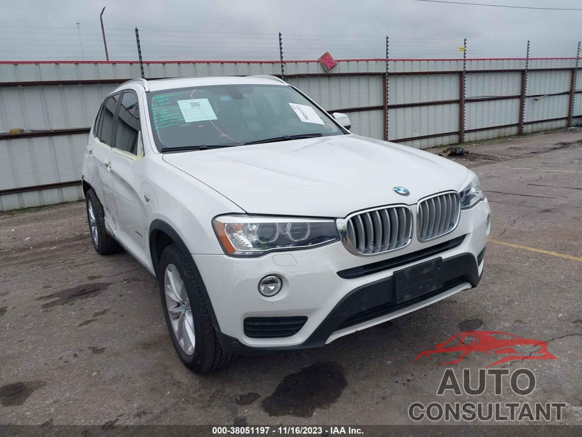 BMW X3 2017 - 5UXWZ7C54H0U46596