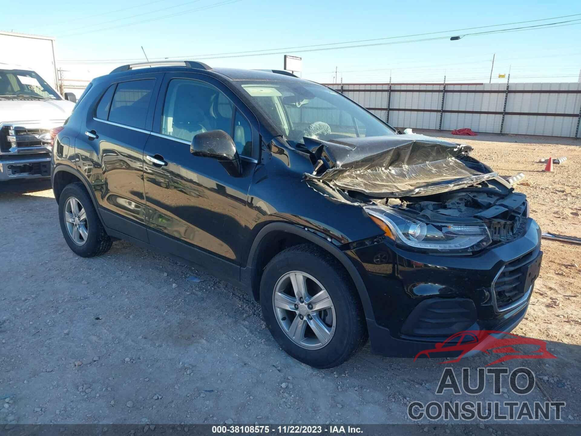 CHEVROLET TRAX 2019 - 3GNCJPSB3KL291608