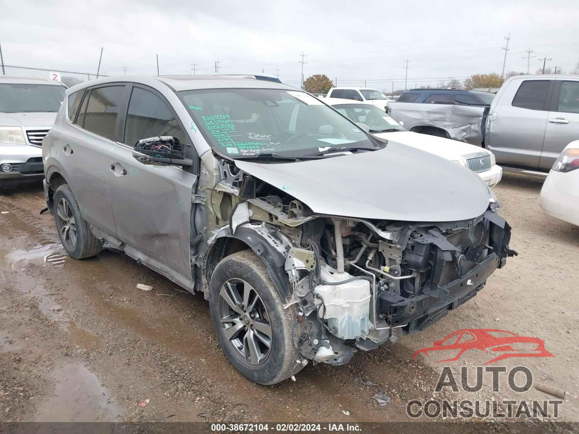 TOYOTA RAV4 2016 - 2T3WFREV6GW300875