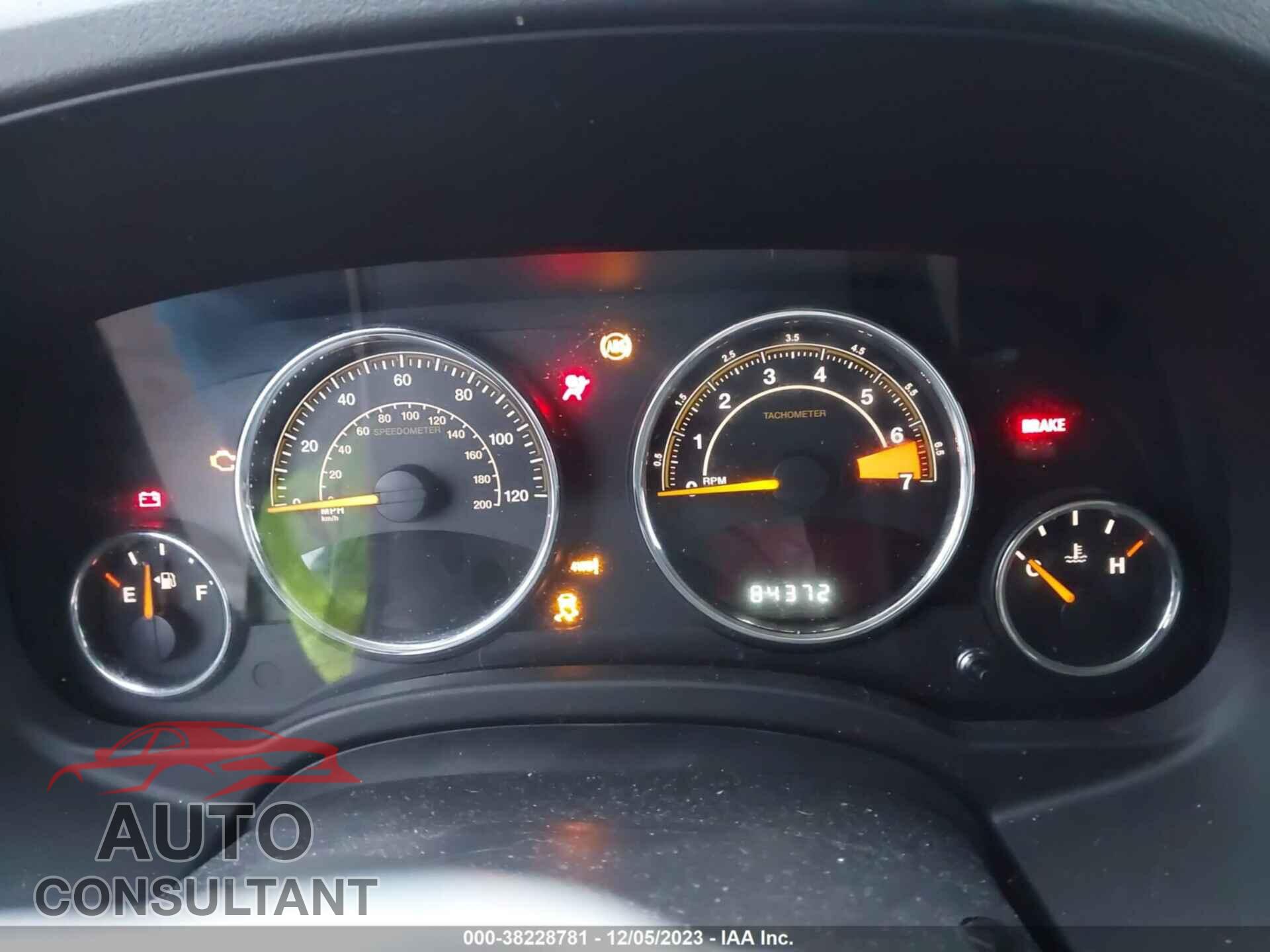 JEEP COMPASS 2017 - 1C4NJDEB8HD109590