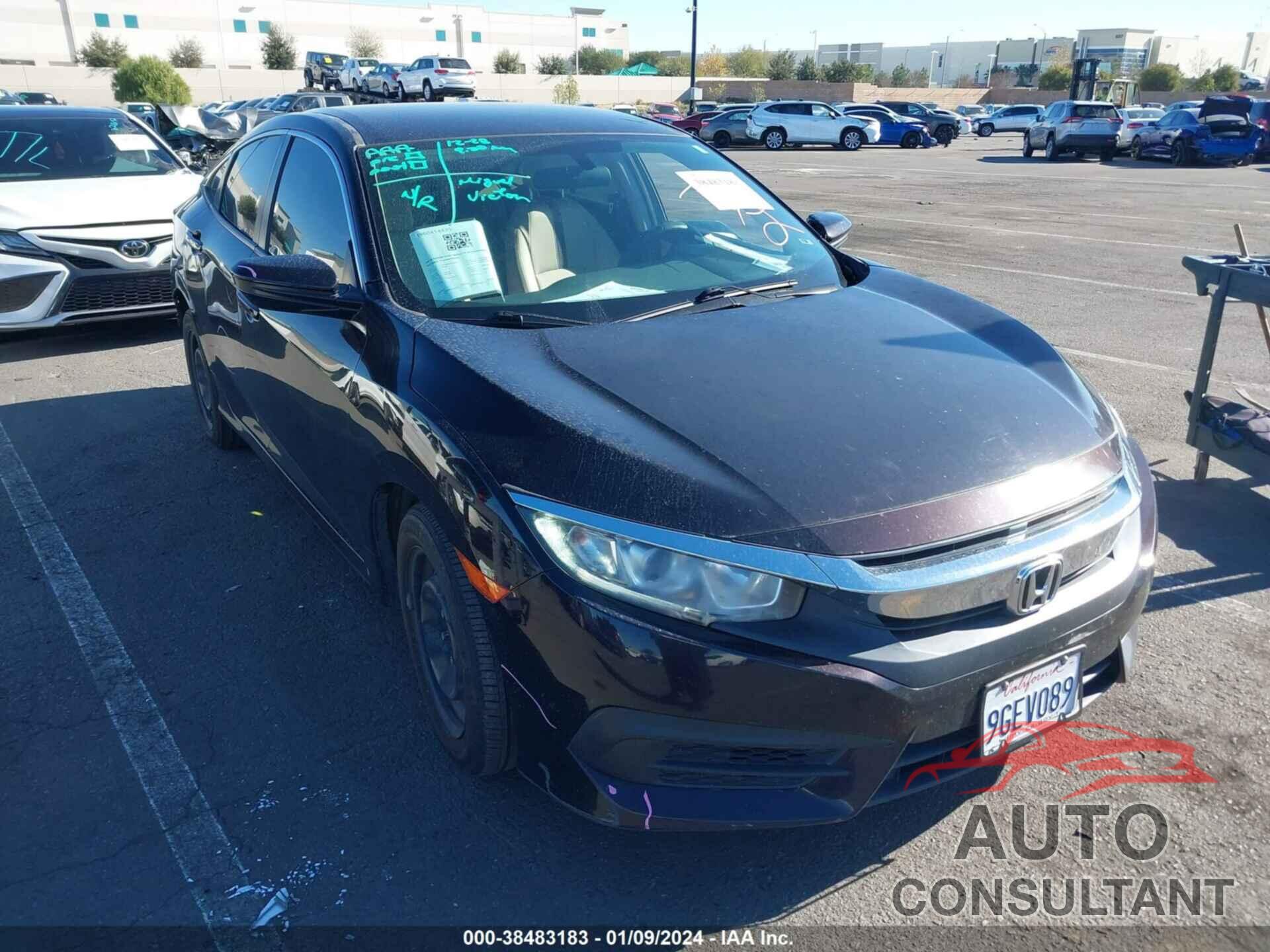 HONDA CIVIC 2016 - 19XFC2F53GE066673