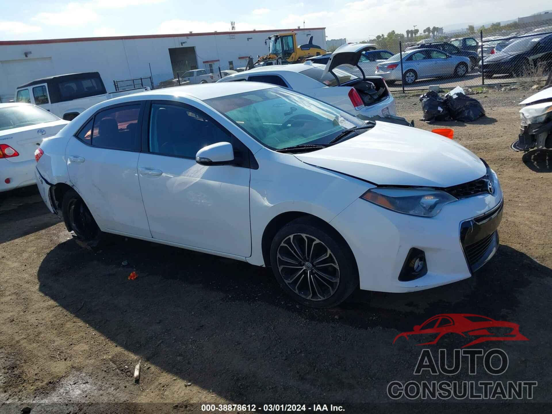 TOYOTA COROLLA 2016 - 5YFBURHE0GP489226