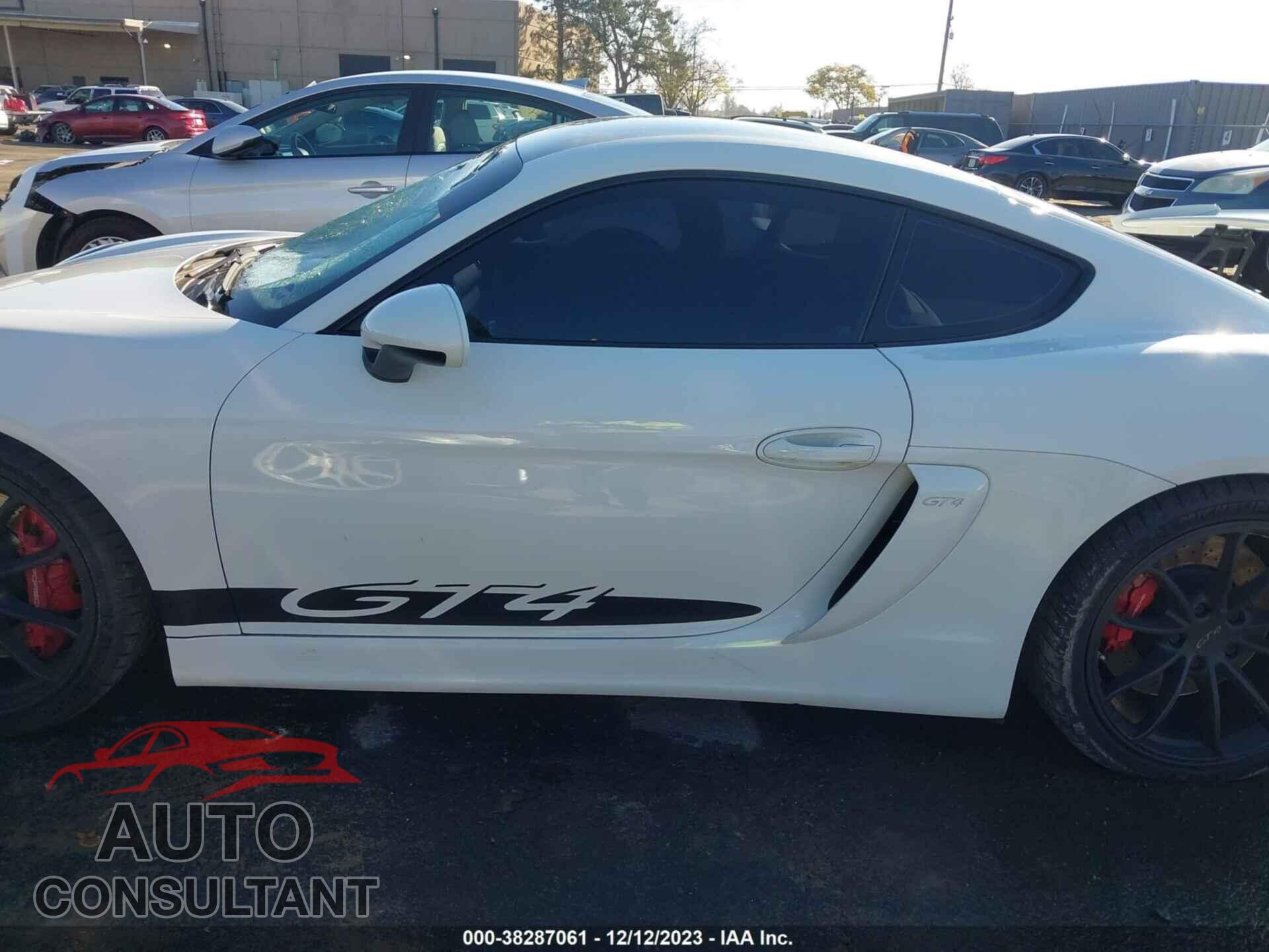 PORSCHE CAYMAN 2016 - WP0AC2A83GK197496