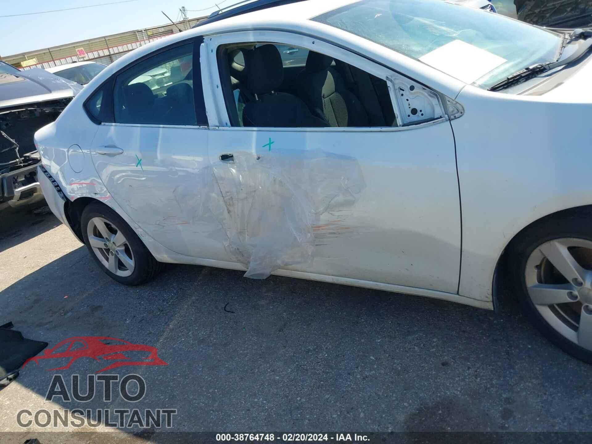 DODGE DART 2016 - 1C3CDFBB8GD689327