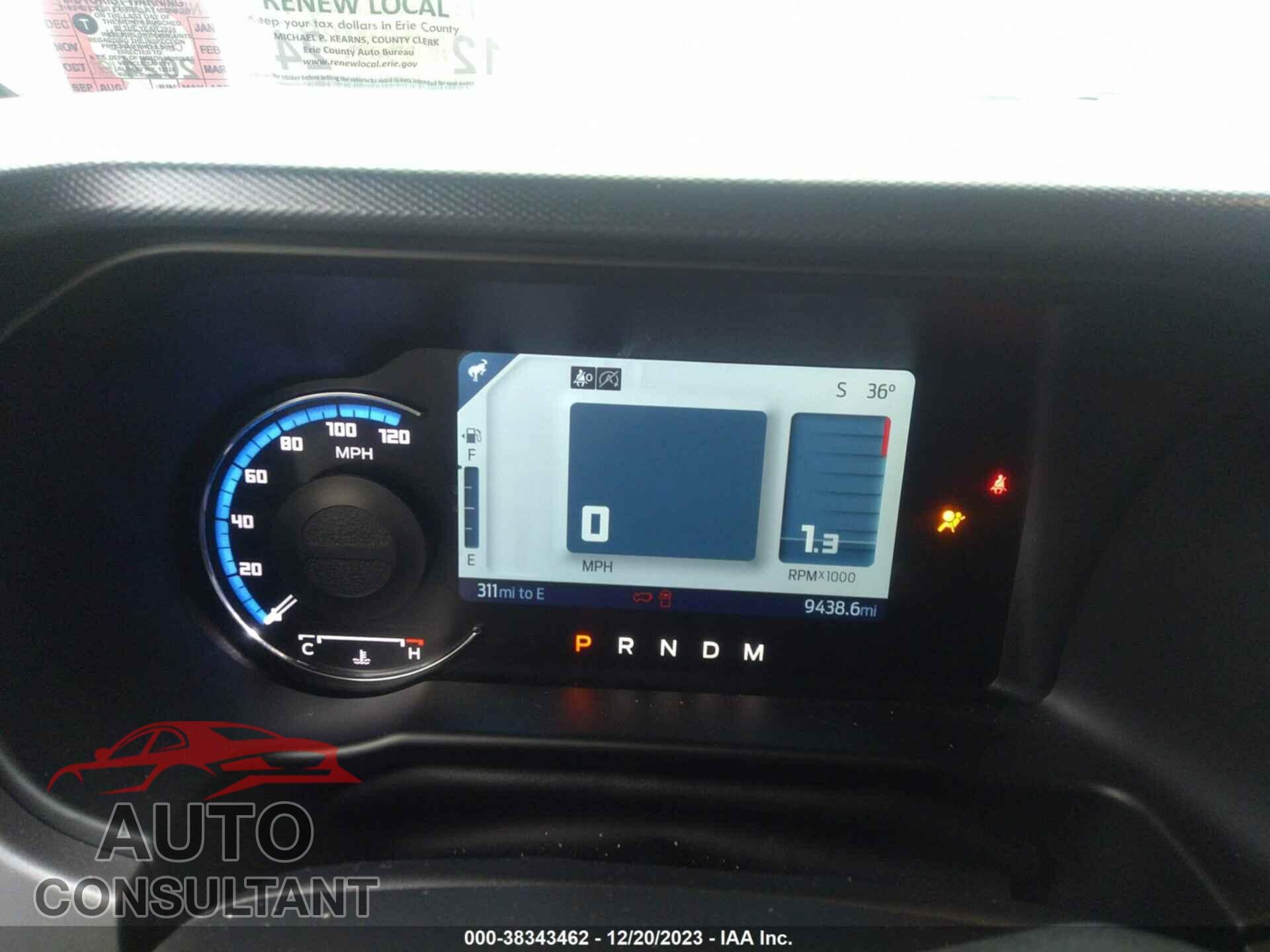 FORD BRONCO 2023 - 1FMEE5DP2PLB54144
