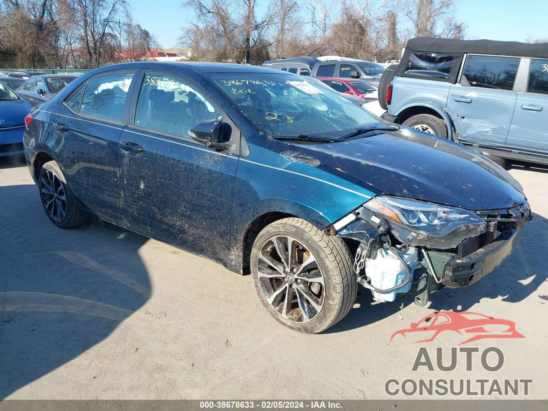 TOYOTA COROLLA 2017 - 2T1BURHE6HC885162