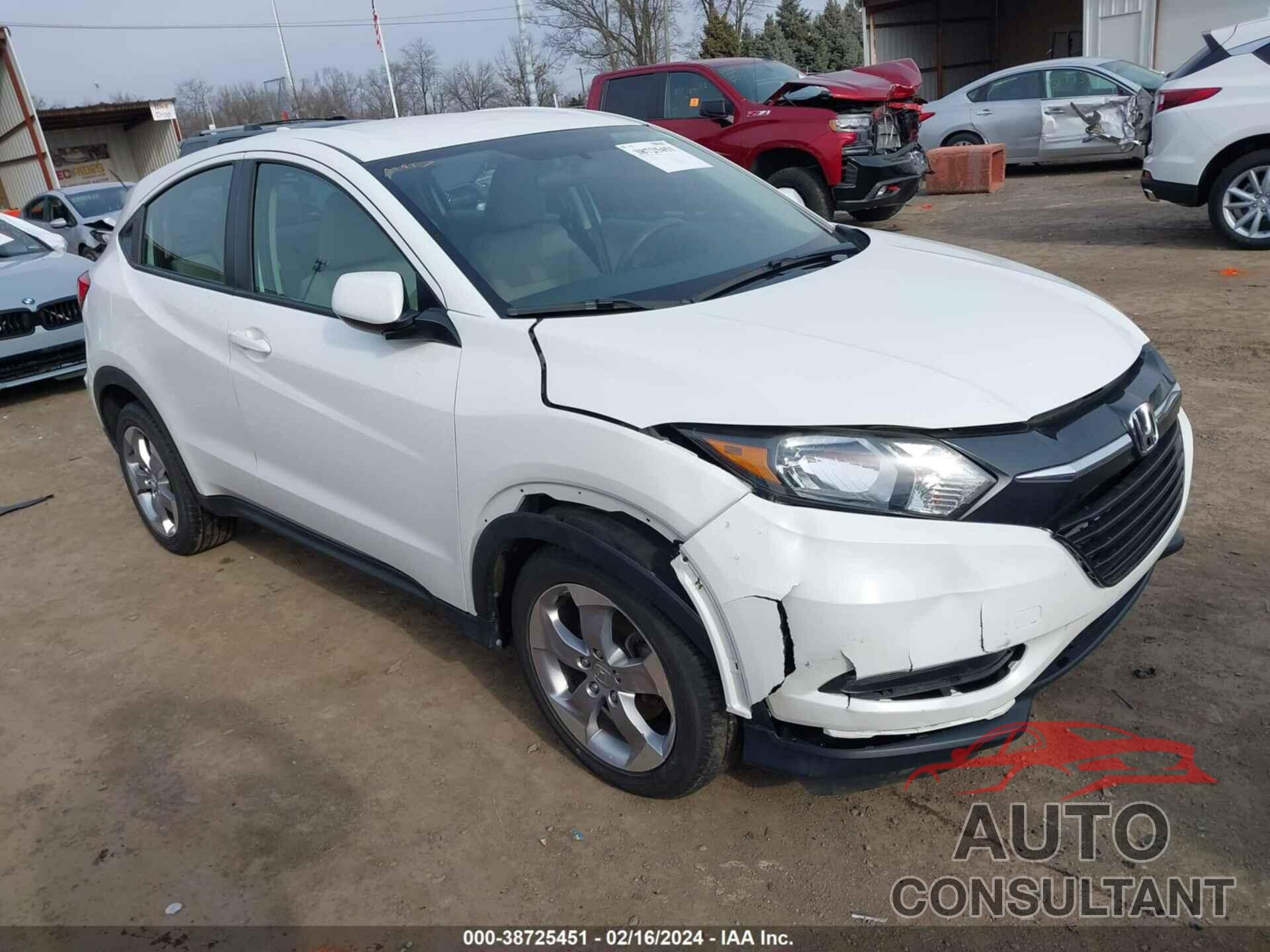 HONDA HR-V 2018 - 3CZRU6H38JM714206