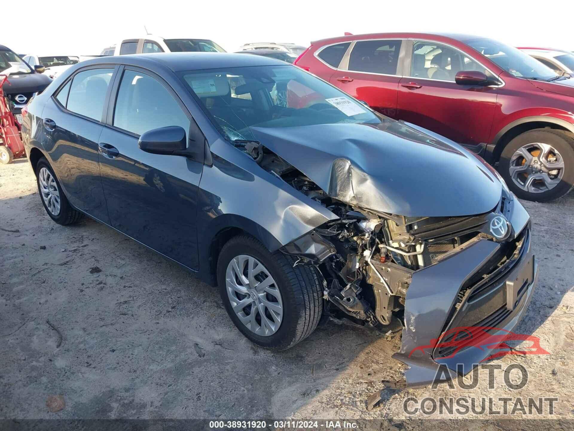 TOYOTA COROLLA 2018 - 2T1BURHE4JC981037