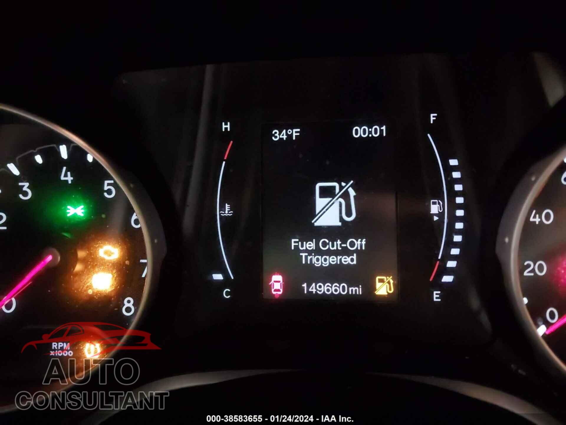 JEEP COMPASS 2017 - 3C4NJDAB9HT642435