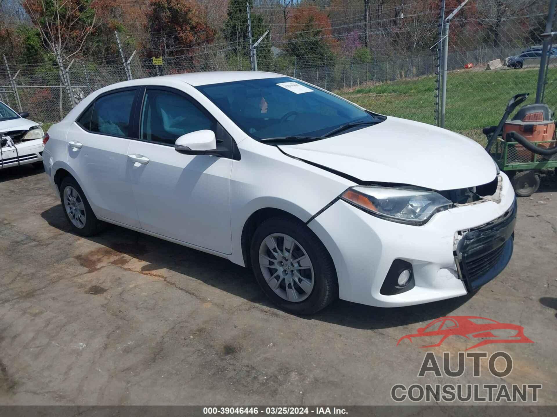 TOYOTA COROLLA 2016 - 2T1BURHE2GC615649