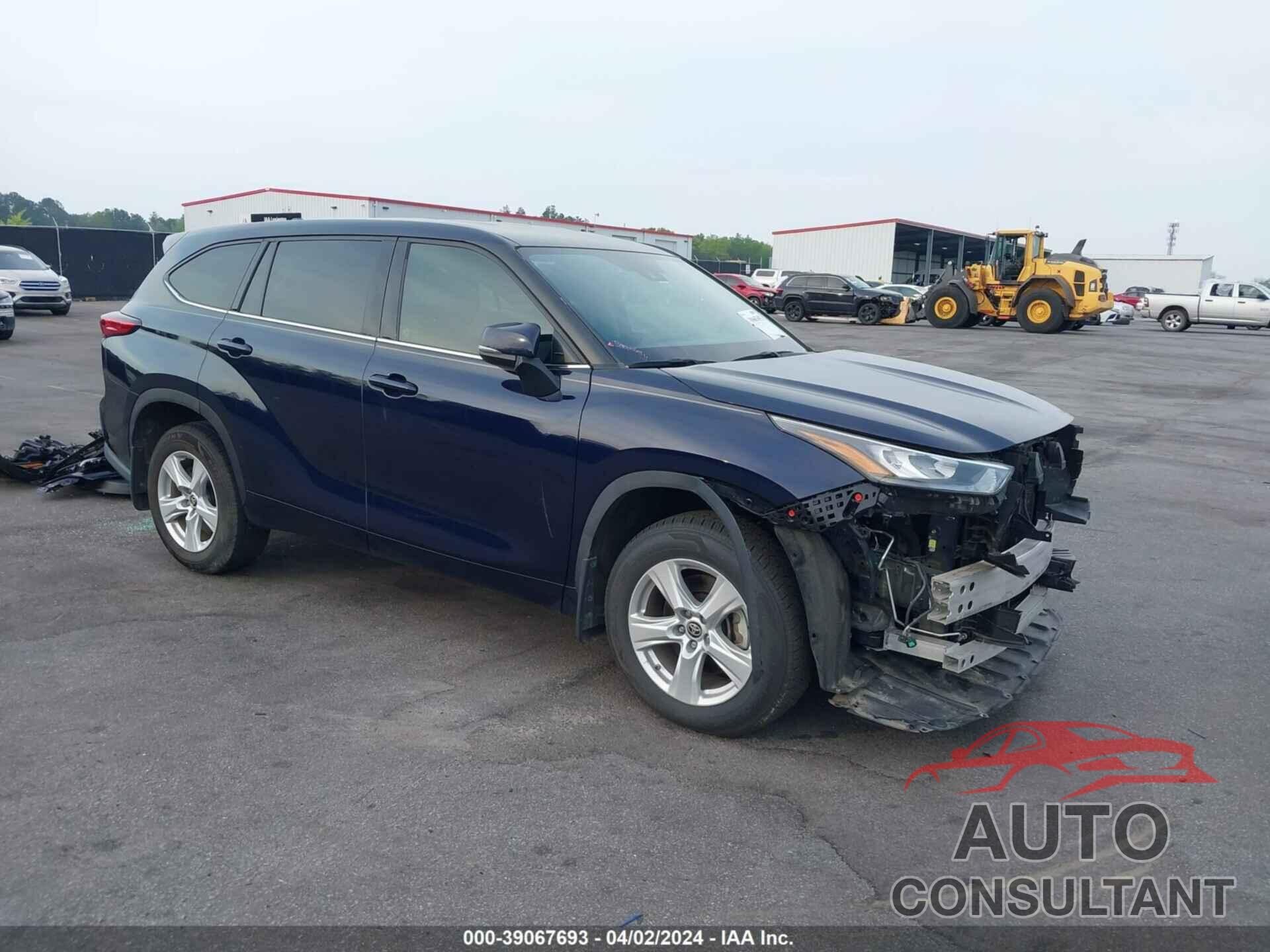 TOYOTA HIGHLANDER 2020 - 5TDZZRAH4LS509029