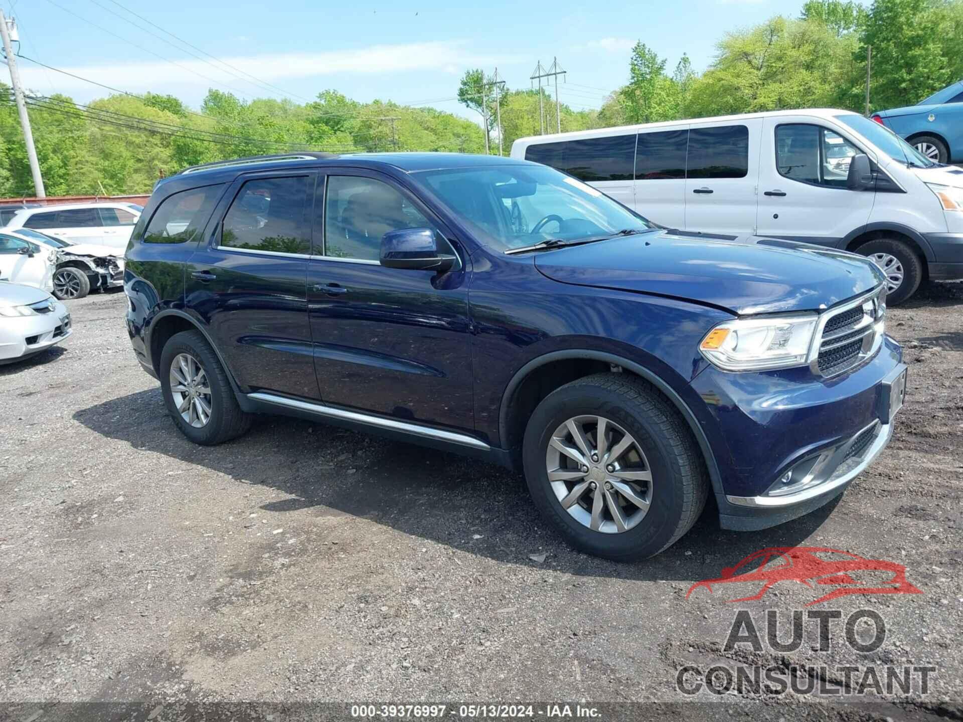 DODGE DURANGO 2017 - 1C4RDJAGXHC839967