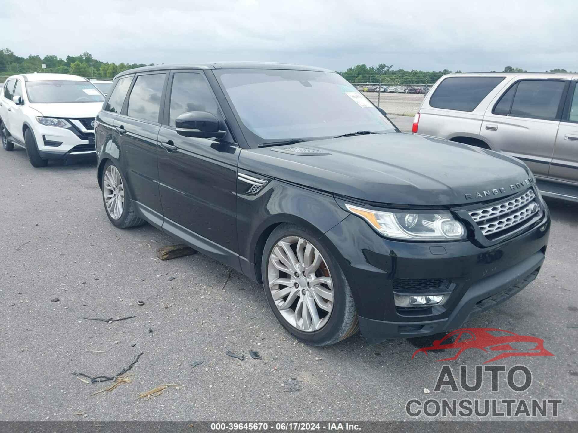 LAND ROVER RANGE ROVER SPORT 2016 - SALWR2VF7GA581597