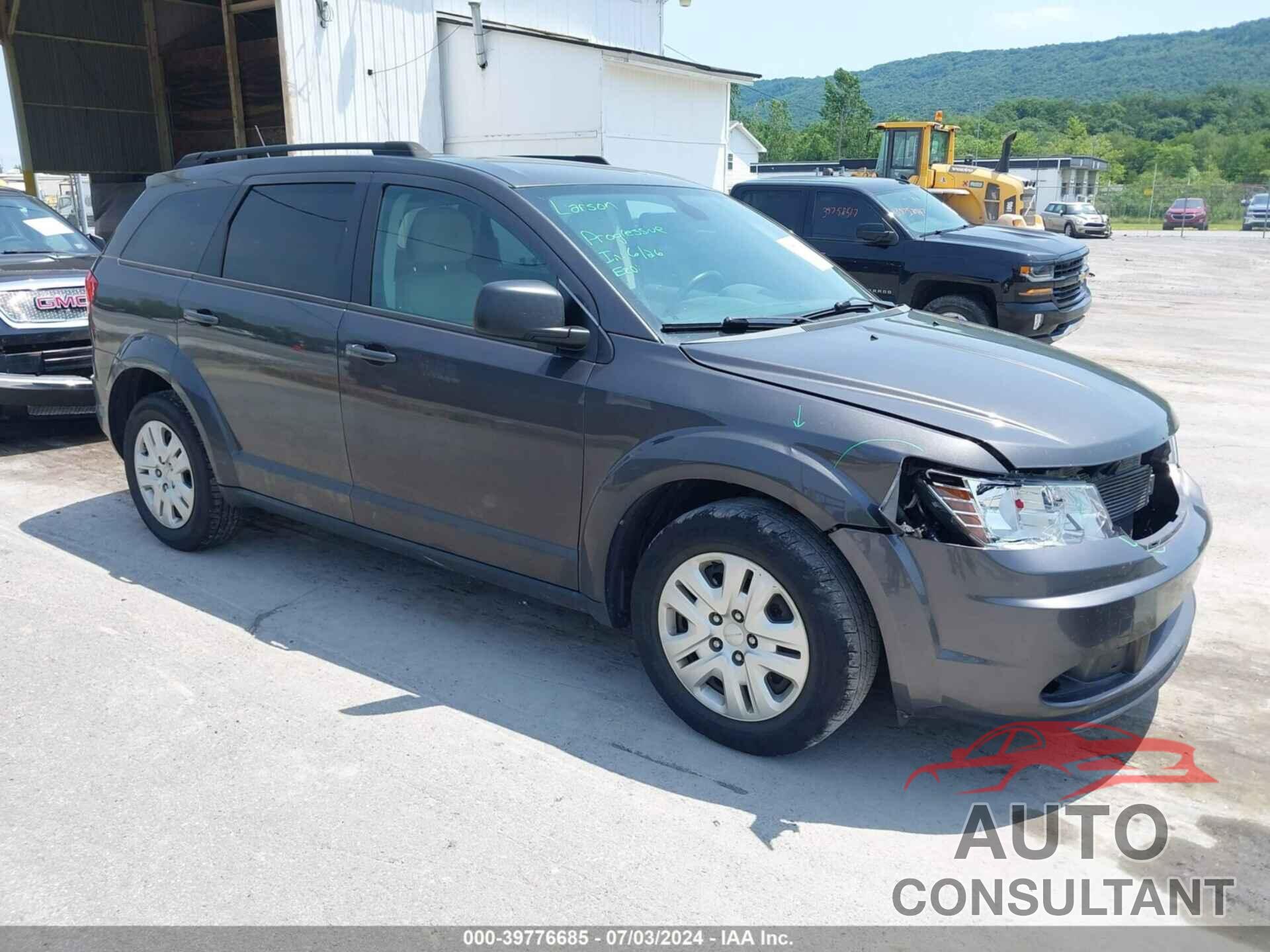 DODGE JOURNEY 2018 - 3C4PDCAB9JT376186