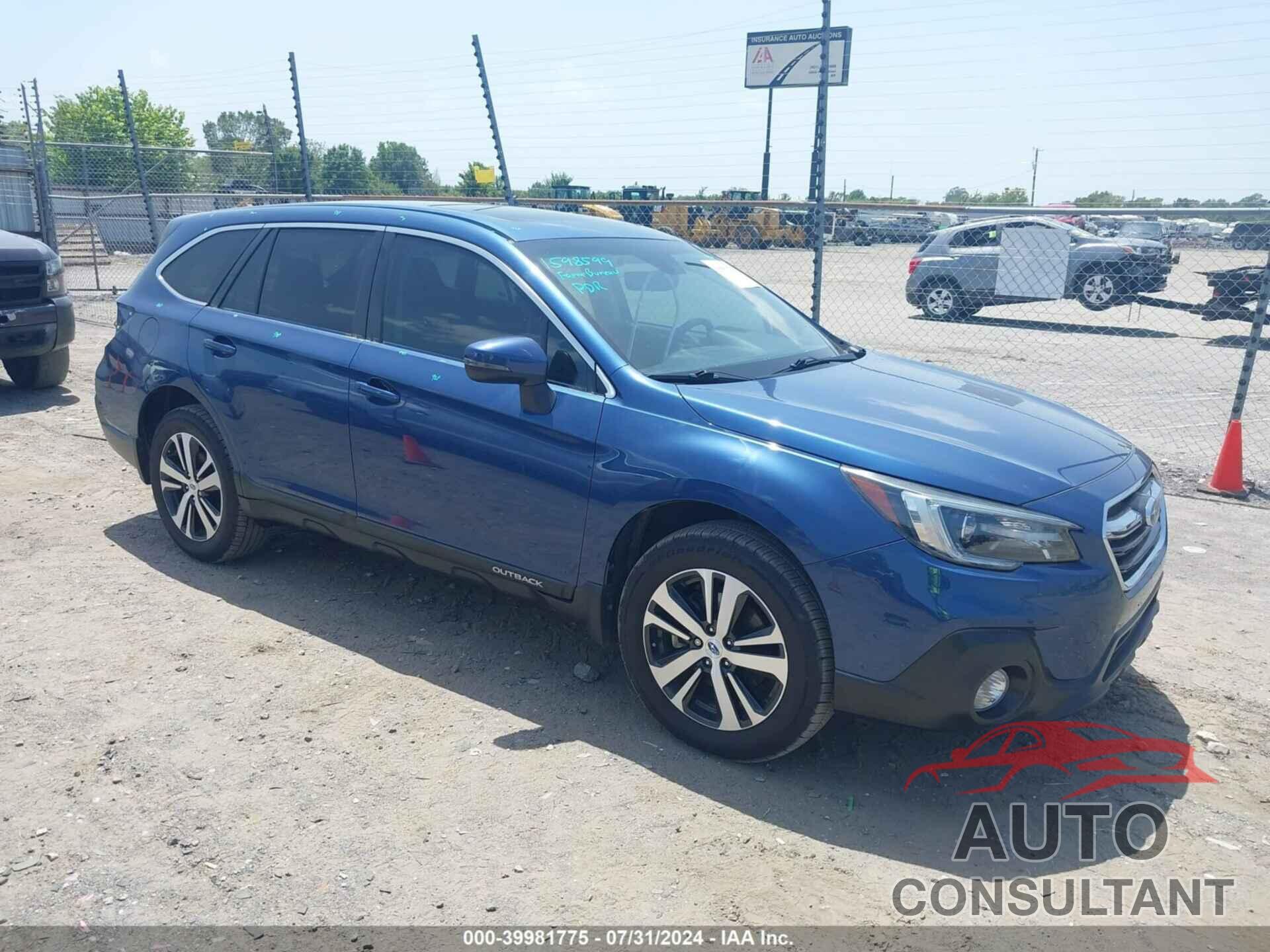 SUBARU OUTBACK 2019 - 4S4BSANC0K3386072
