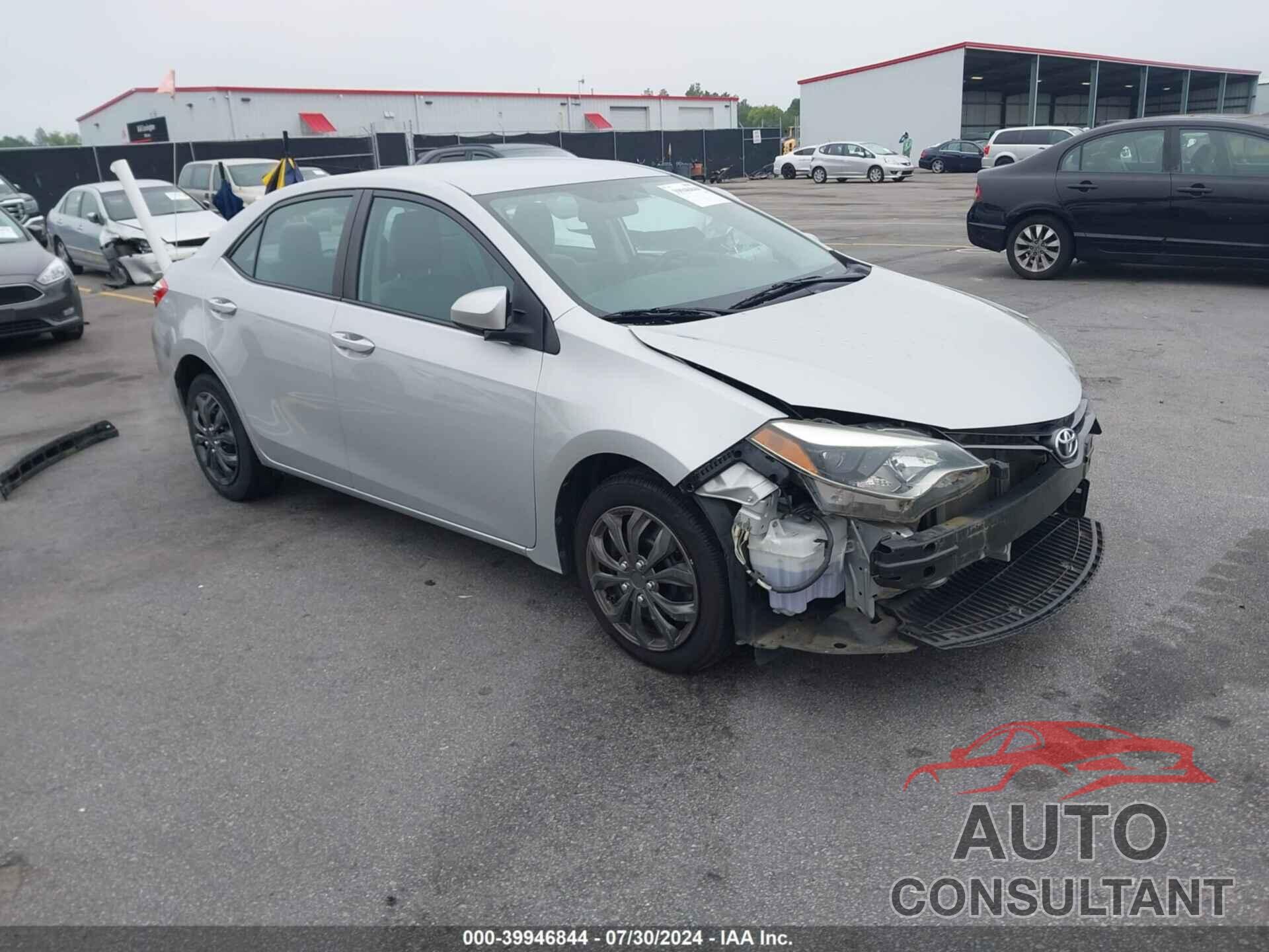 TOYOTA COROLLA 2016 - 2T1BURHEXGC565227