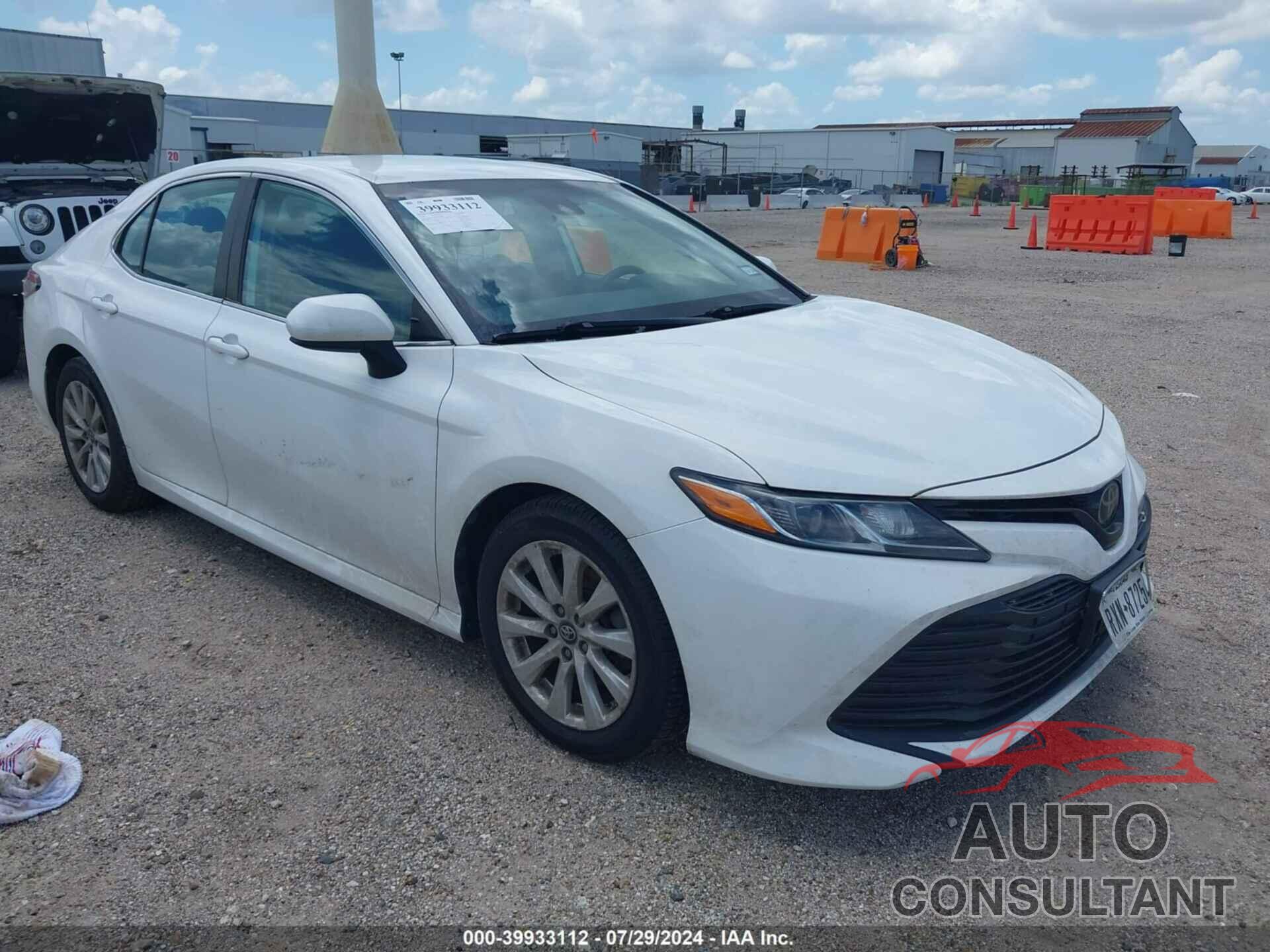 TOYOTA CAMRY 2019 - 4T1B11HK8KU849057
