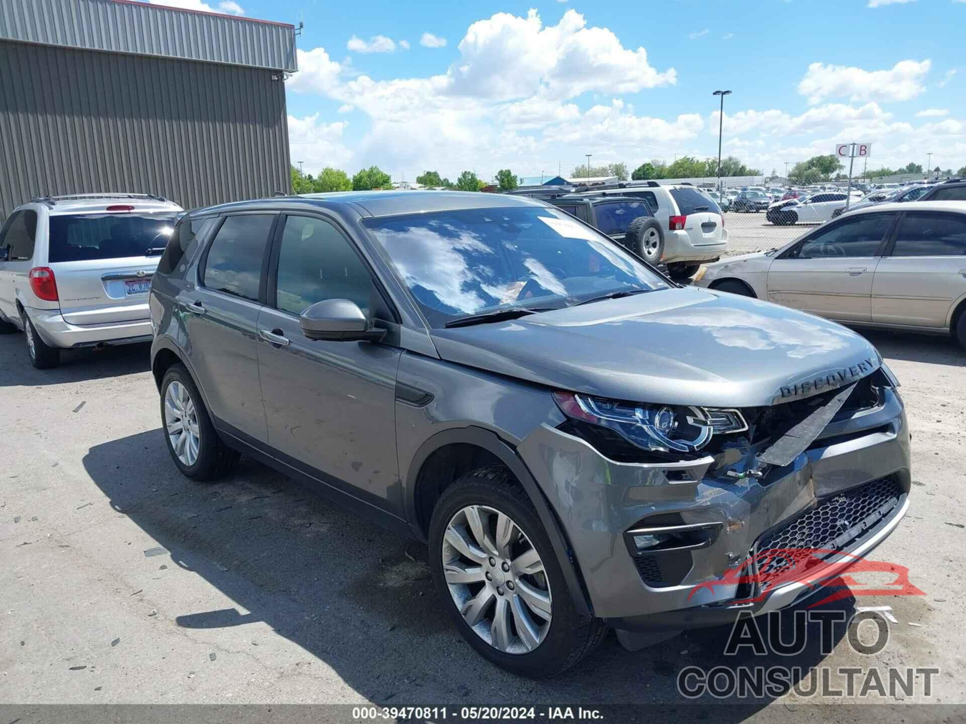 LAND ROVER DISCOVERY SPORT 2017 - SALCT2BG7HH672752