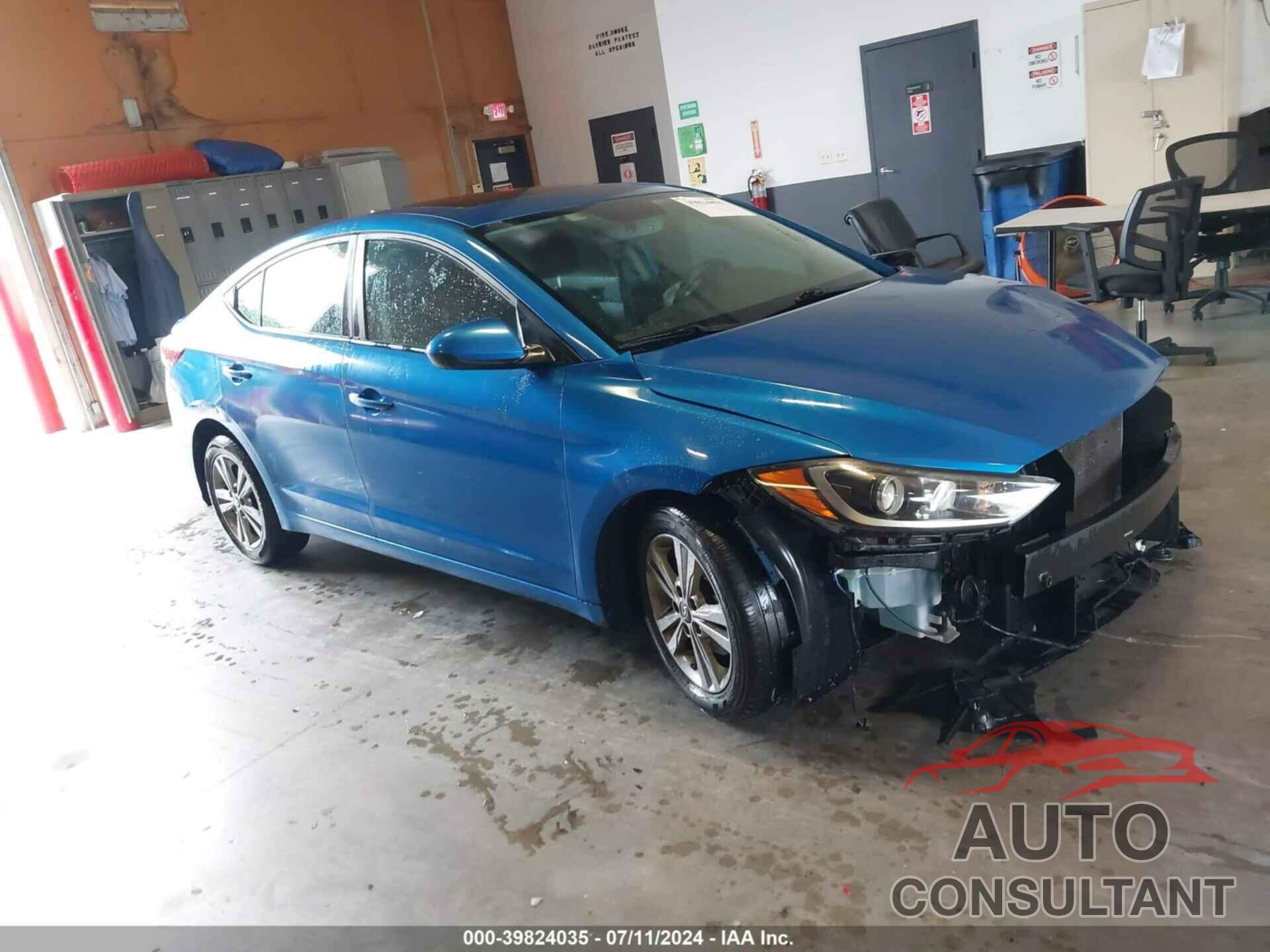 HYUNDAI ELANTRA 2017 - KMHD84LFXHU351726