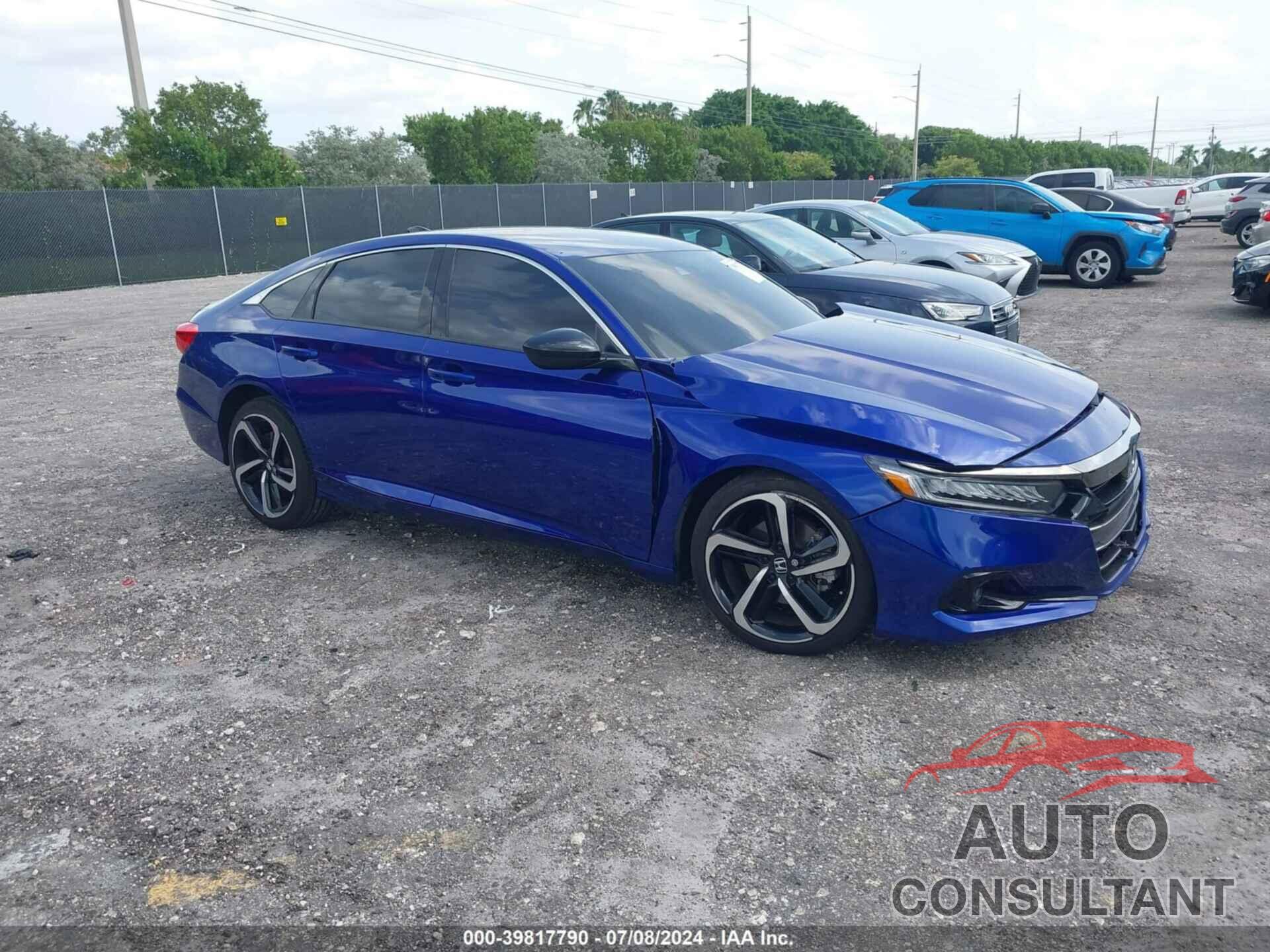 HONDA ACCORD 2021 - 1HGCV1F30MA043454