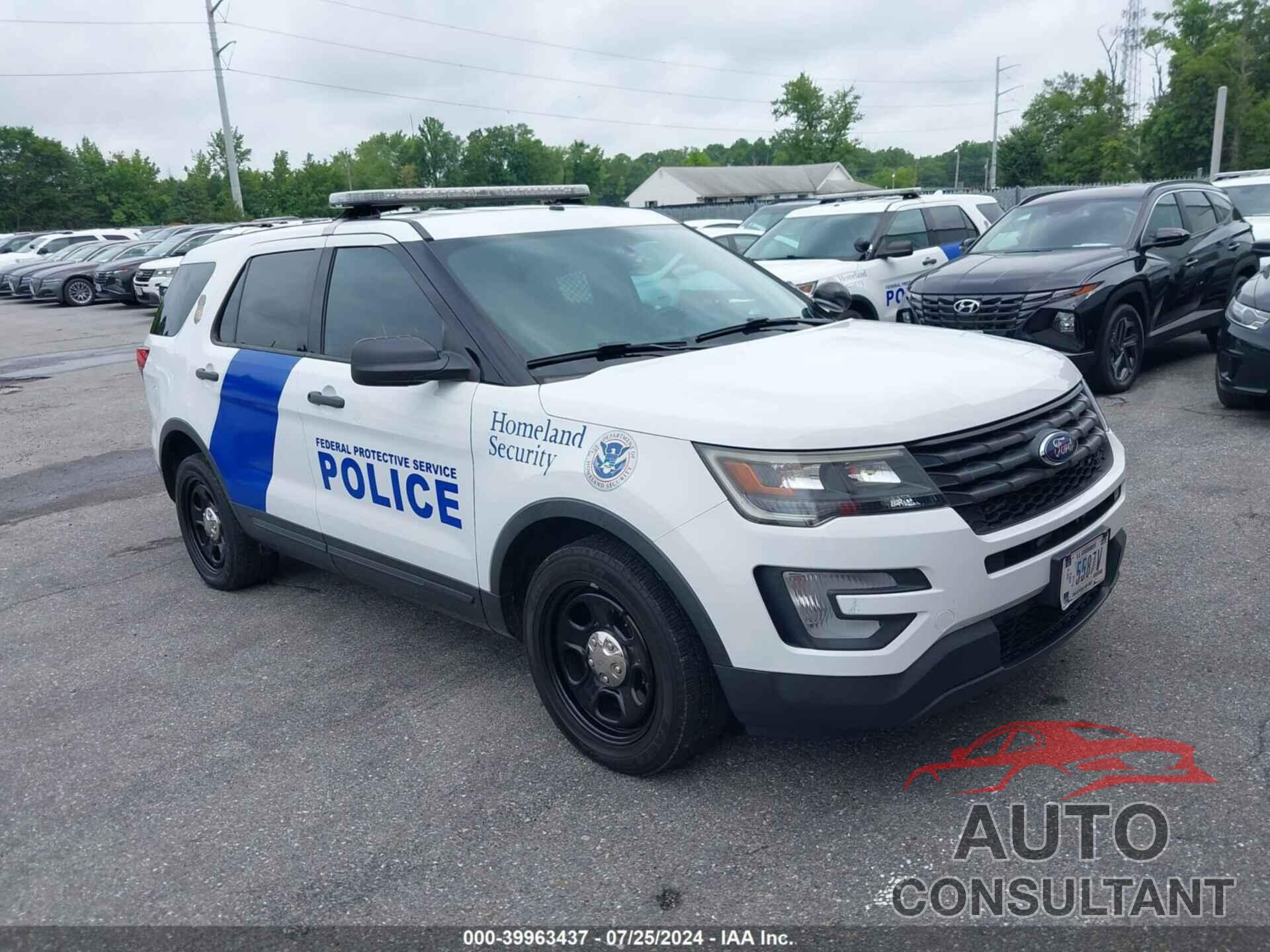 FORD POLICE INTERCEPTOR UTILITY 2018 - 1FM5K8AR6JGC77350