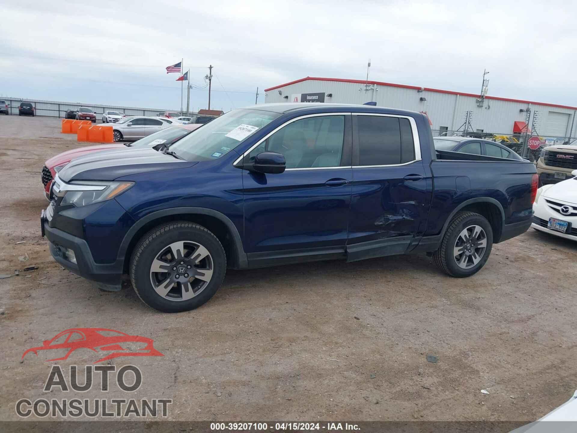 HONDA RIDGELINE 2017 - 5FPYK3F69HB005602