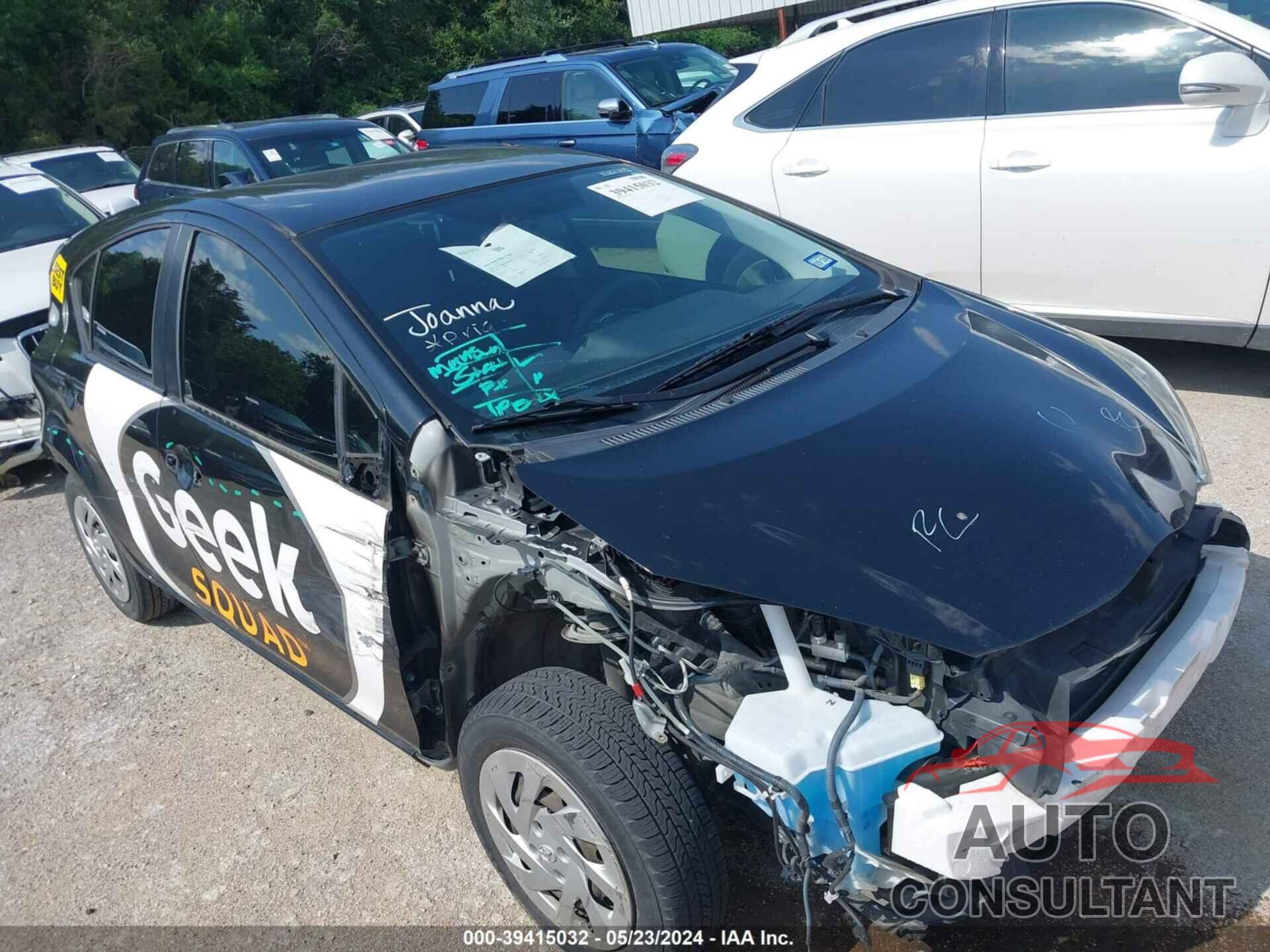 TOYOTA PRIUS C 2016 - JTDKDTB3XG1122259