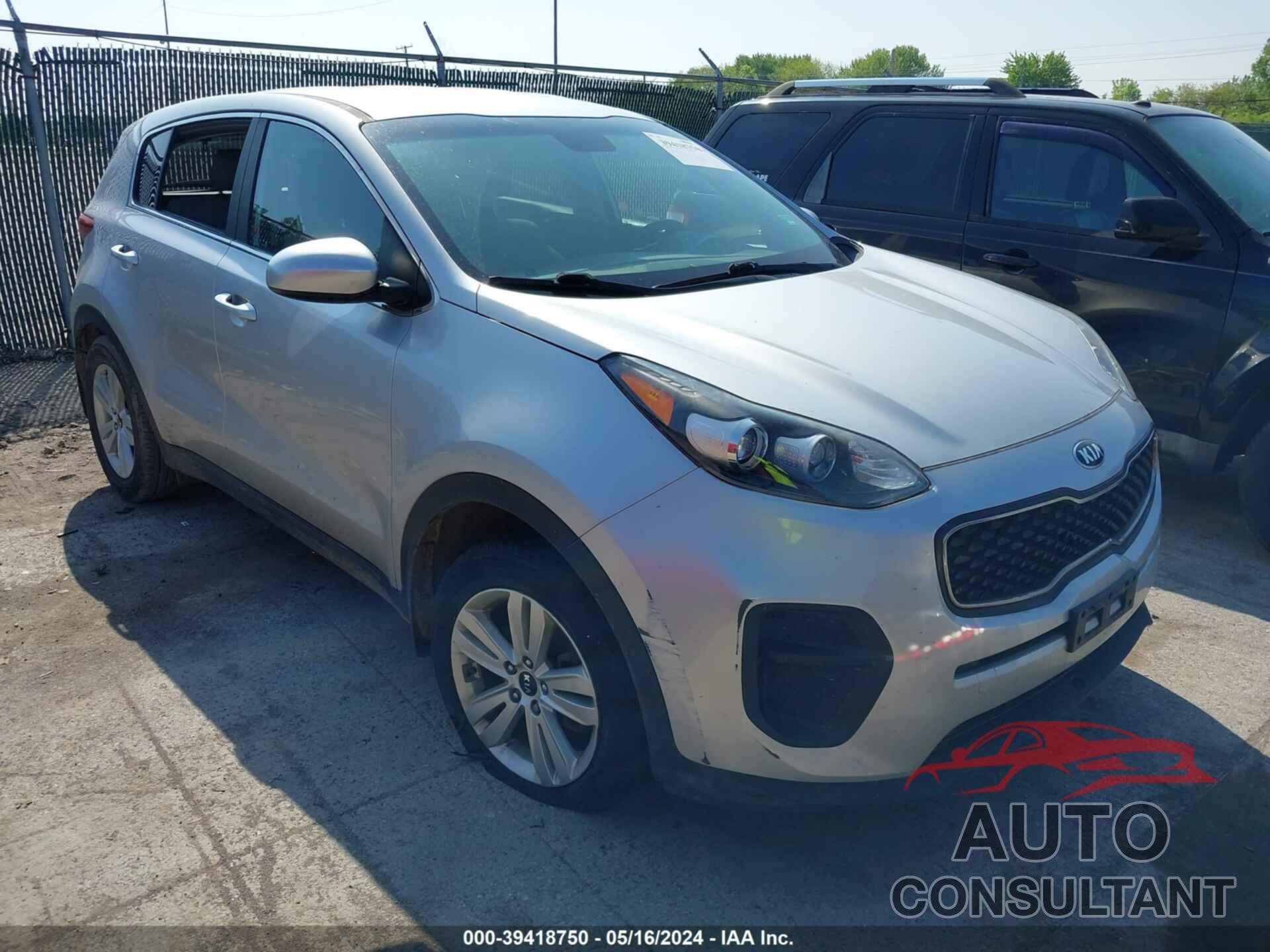 KIA SPORTAGE 2017 - KNDPM3AC9H7133436