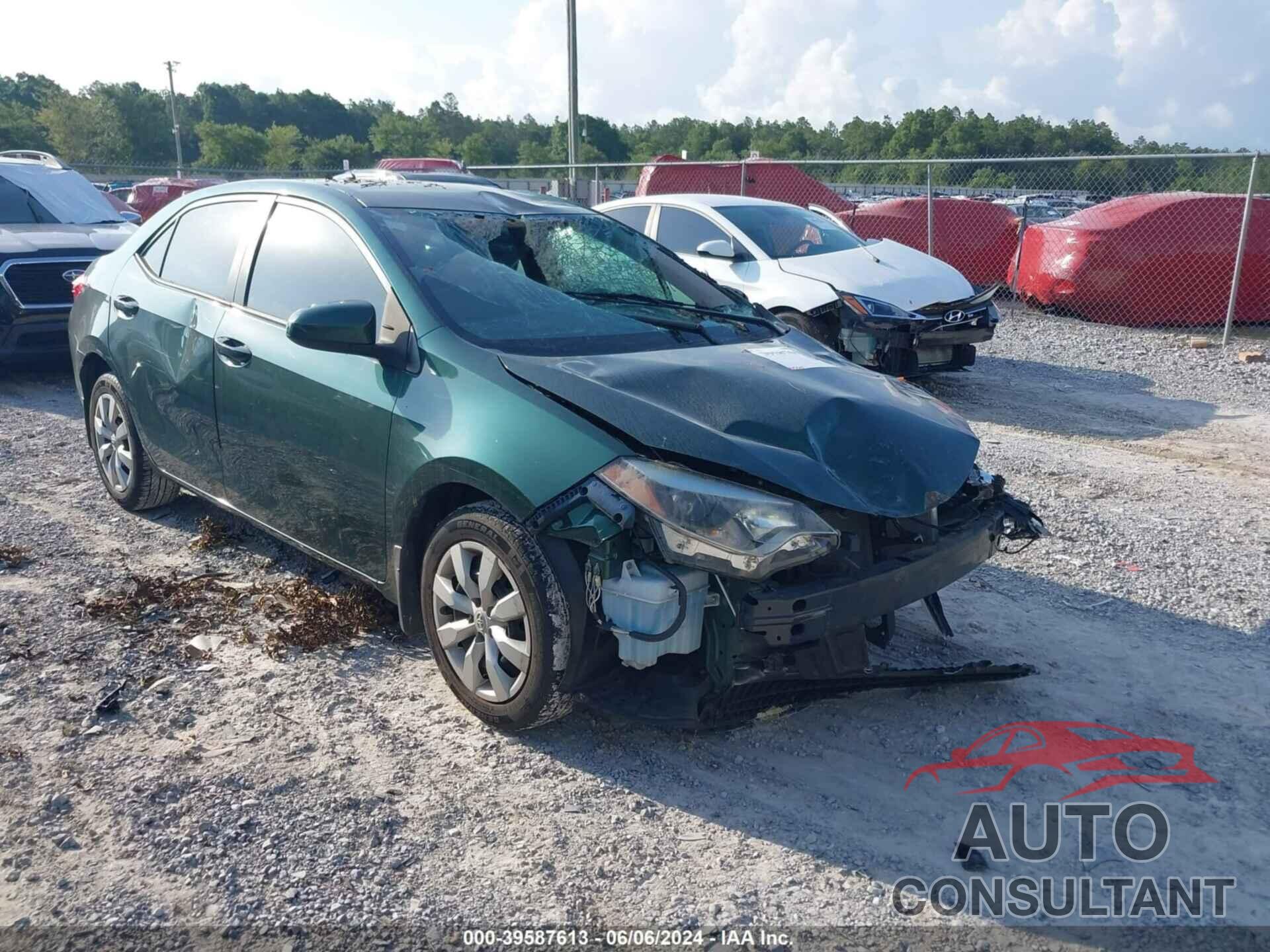 TOYOTA COROLLA 2016 - 2T1BURHE4GC528254