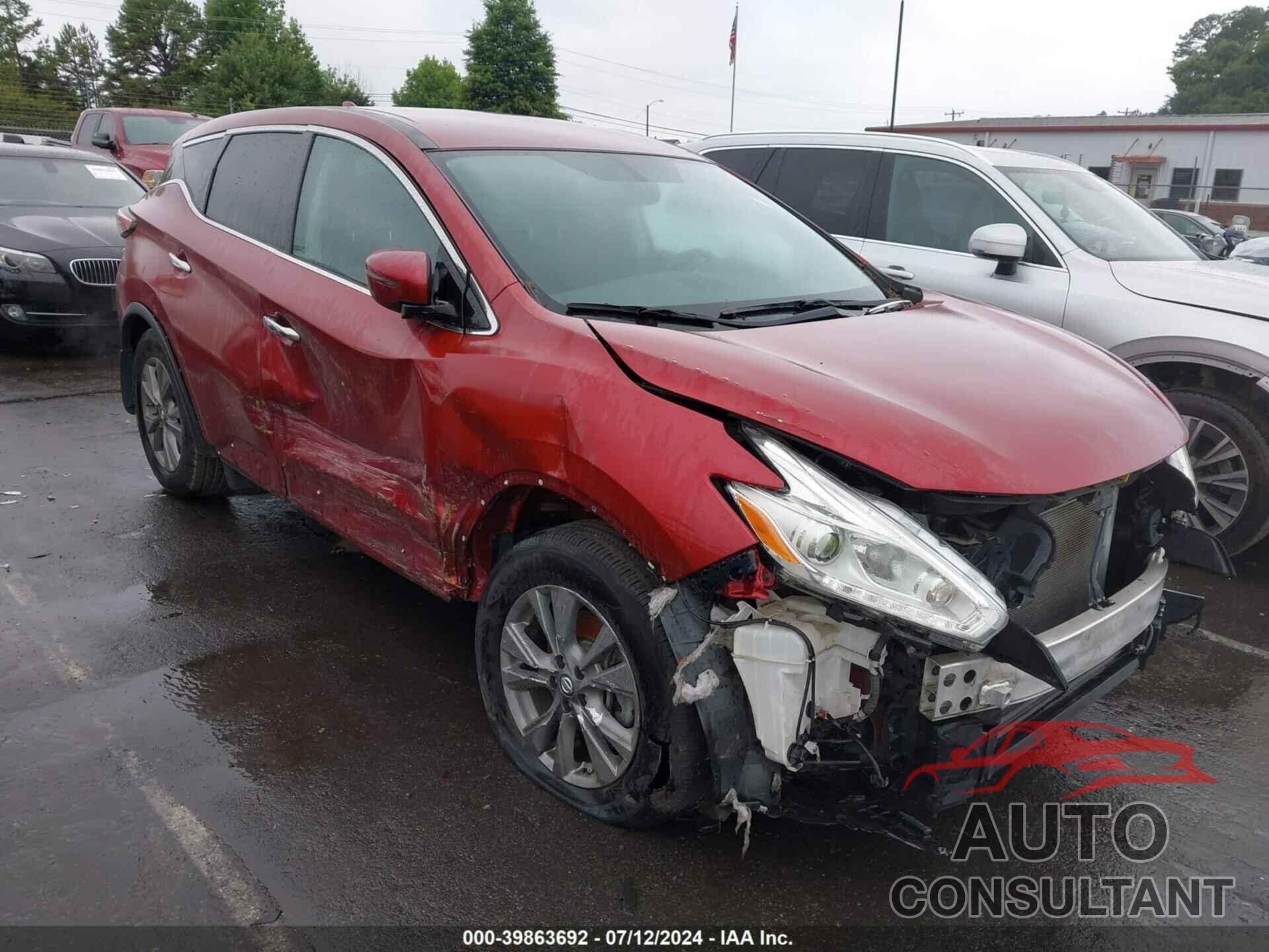 NISSAN MURANO 2016 - 5N1AZ2MG0GN165570