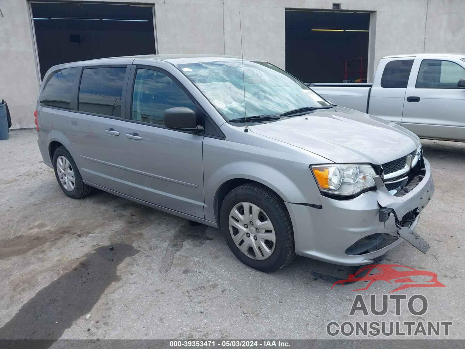 DODGE GRAND CARAVAN 2017 - 2C4RDGBG7HR597647