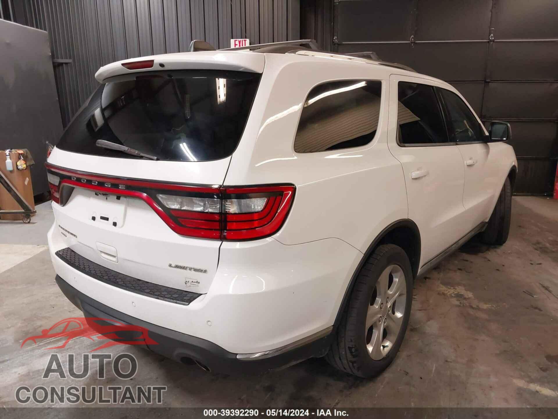 DODGE DURANGO 2014 - 1C4RDJDG1EC301309