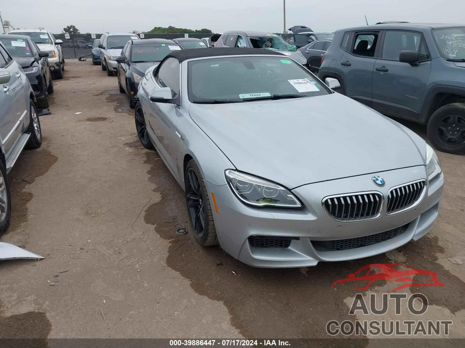 BMW 640I 2016 - WBA6F1C59GGT83134